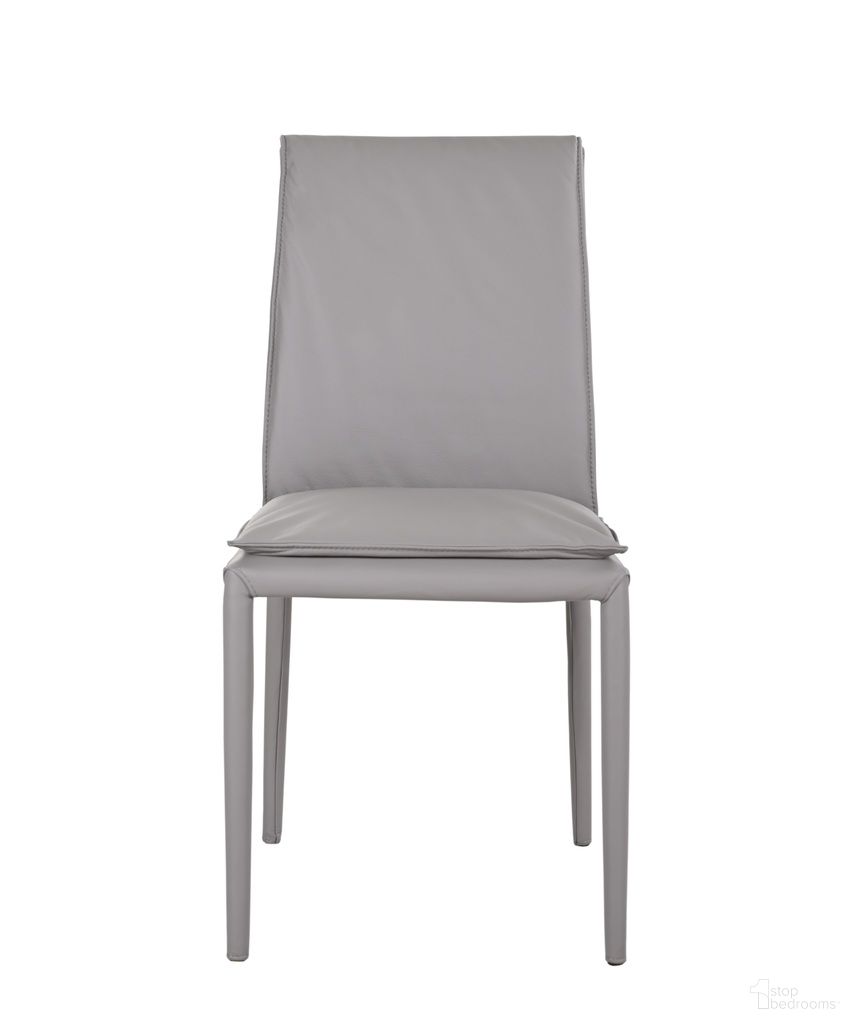 The appearance of E Togo Chair Set of 2 In Grey designed by J&M in the modern / contemporary interior design. This grey piece of furniture  was selected by 1StopBedrooms from Togo Collection to add a touch of cosiness and style into your home. Sku: 18831-G. Chair Type: Side Chair.