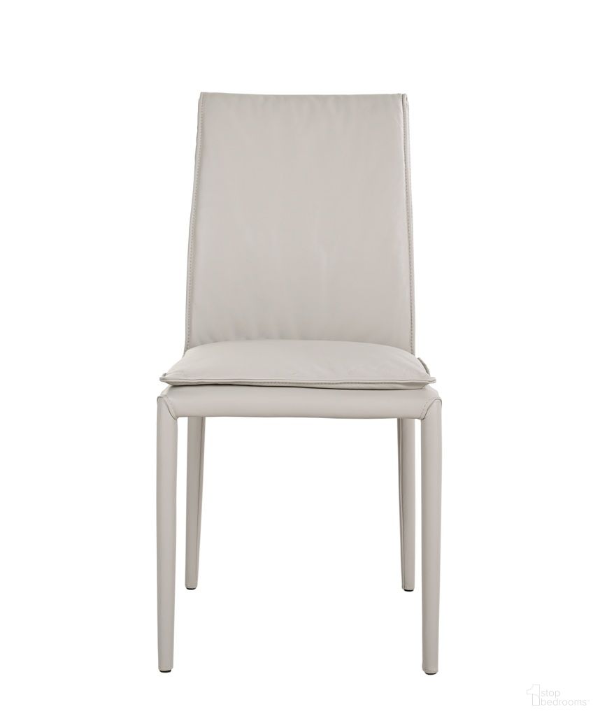 The appearance of E Togo Chair Set of 2 In Light Grey designed by J&M in the modern / contemporary interior design. This light grey piece of furniture  was selected by 1StopBedrooms from Togo Collection to add a touch of cosiness and style into your home. Sku: 18831-LG. Chair Type: Side Chair.