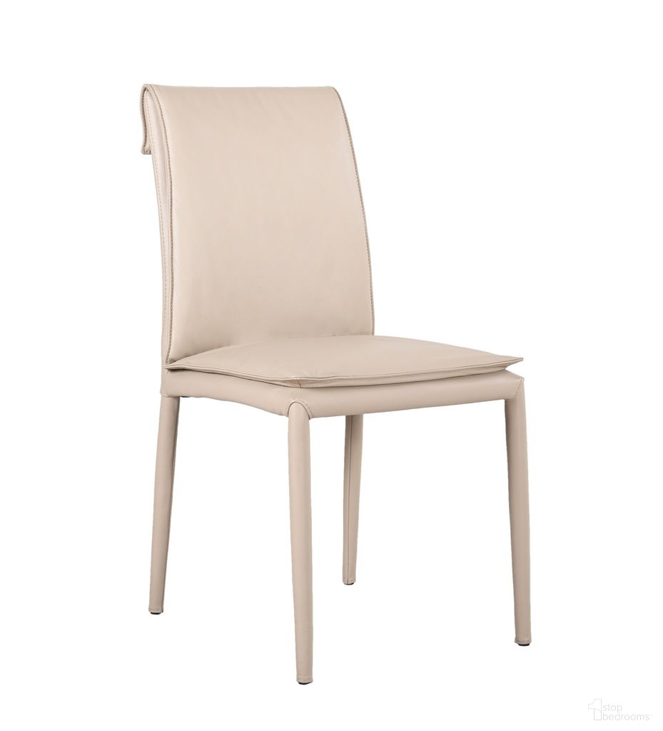 E Togo Dining Chair Set of 2 In Light Mocha