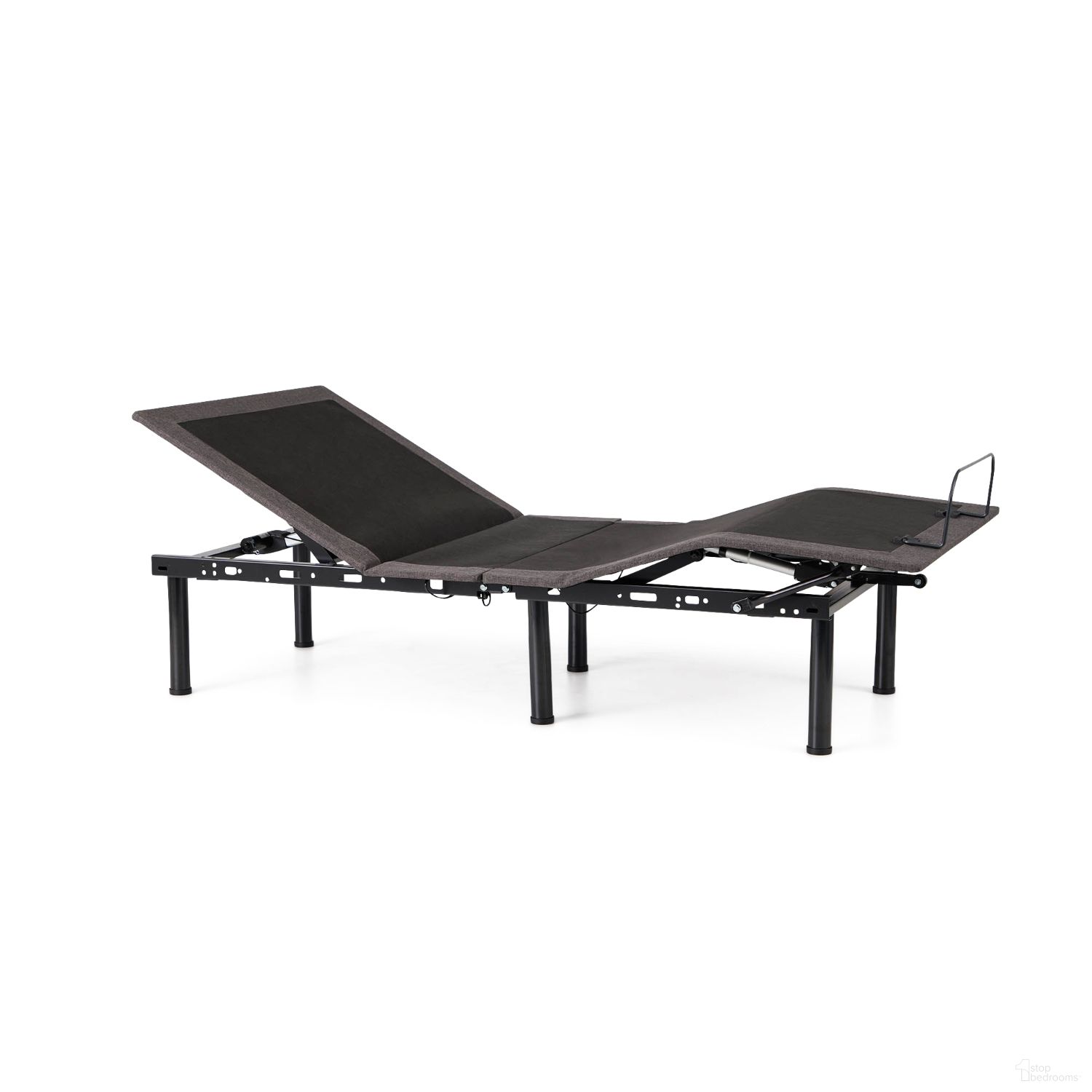 The appearance of E255 King Adjustable Base In Charcoal designed by Malouf in the modern / contemporary interior design. This charcoal piece of furniture was selected by 1StopBedrooms from E255 Collection to add a touch of cosiness and style into your home. Sku: STMAE255KKAB. Material: Metal. Bed Size: King.