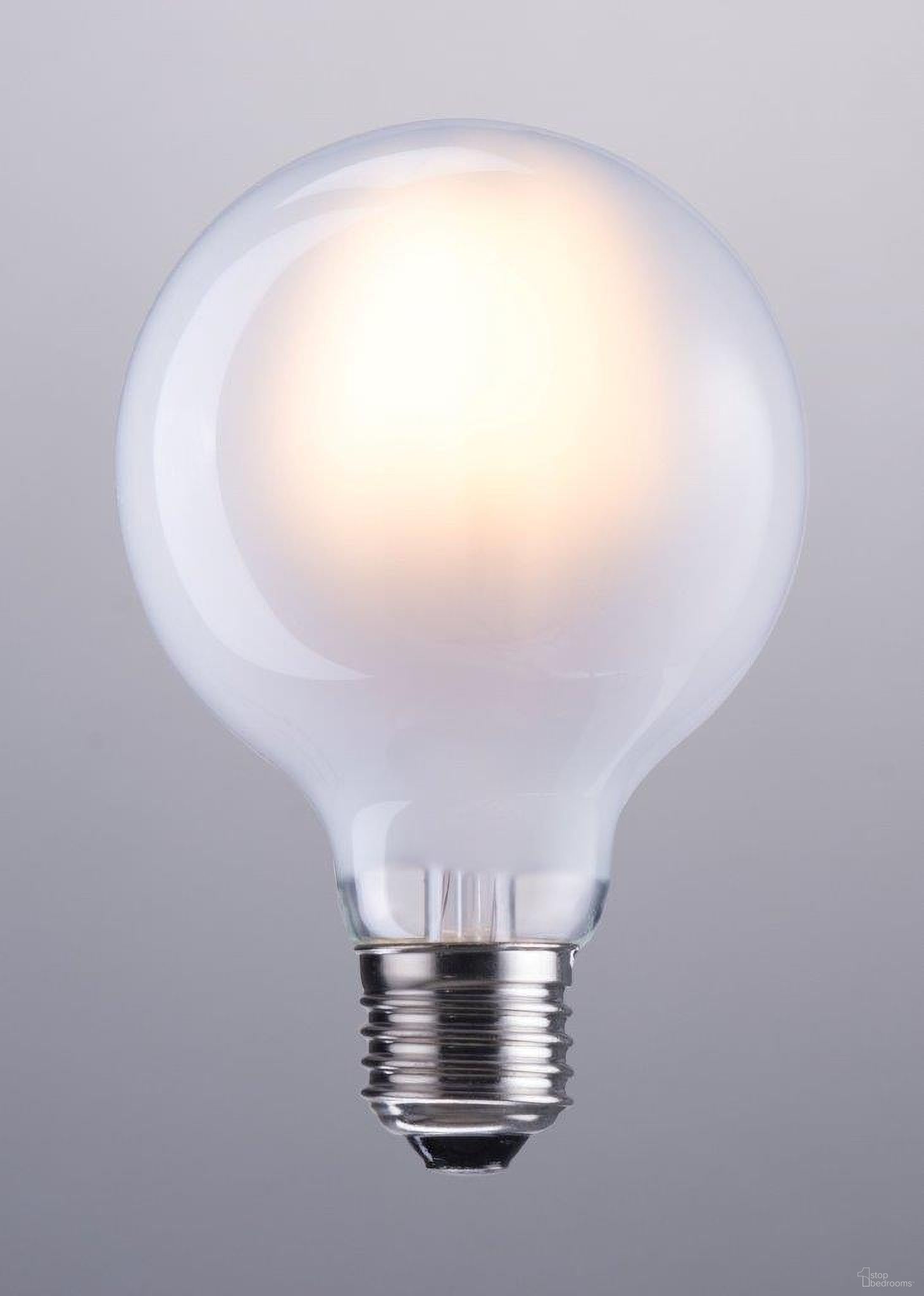 E26 G80 6W 110x80mm LED Light Bulb In Frosted White