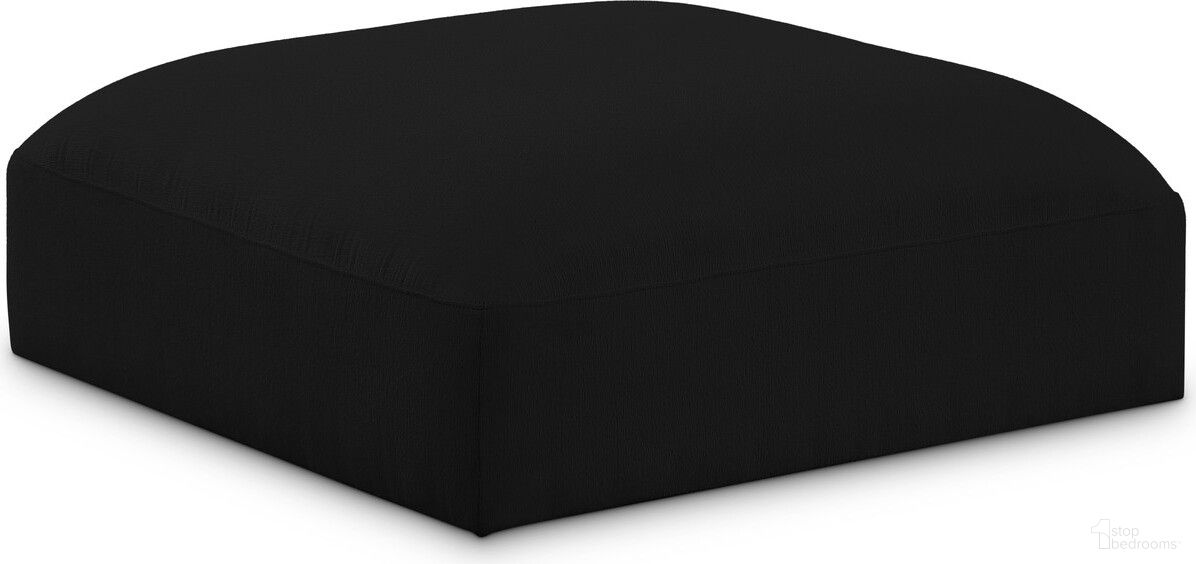 The appearance of Ease Polyester Fabric Ottoman In Black designed by Meridian in the modern / contemporary interior design. This black piece of furniture  was selected by 1StopBedrooms from Ease Collection to add a touch of cosiness and style into your home. Sku: 696Black-Ott. Material: Wood.