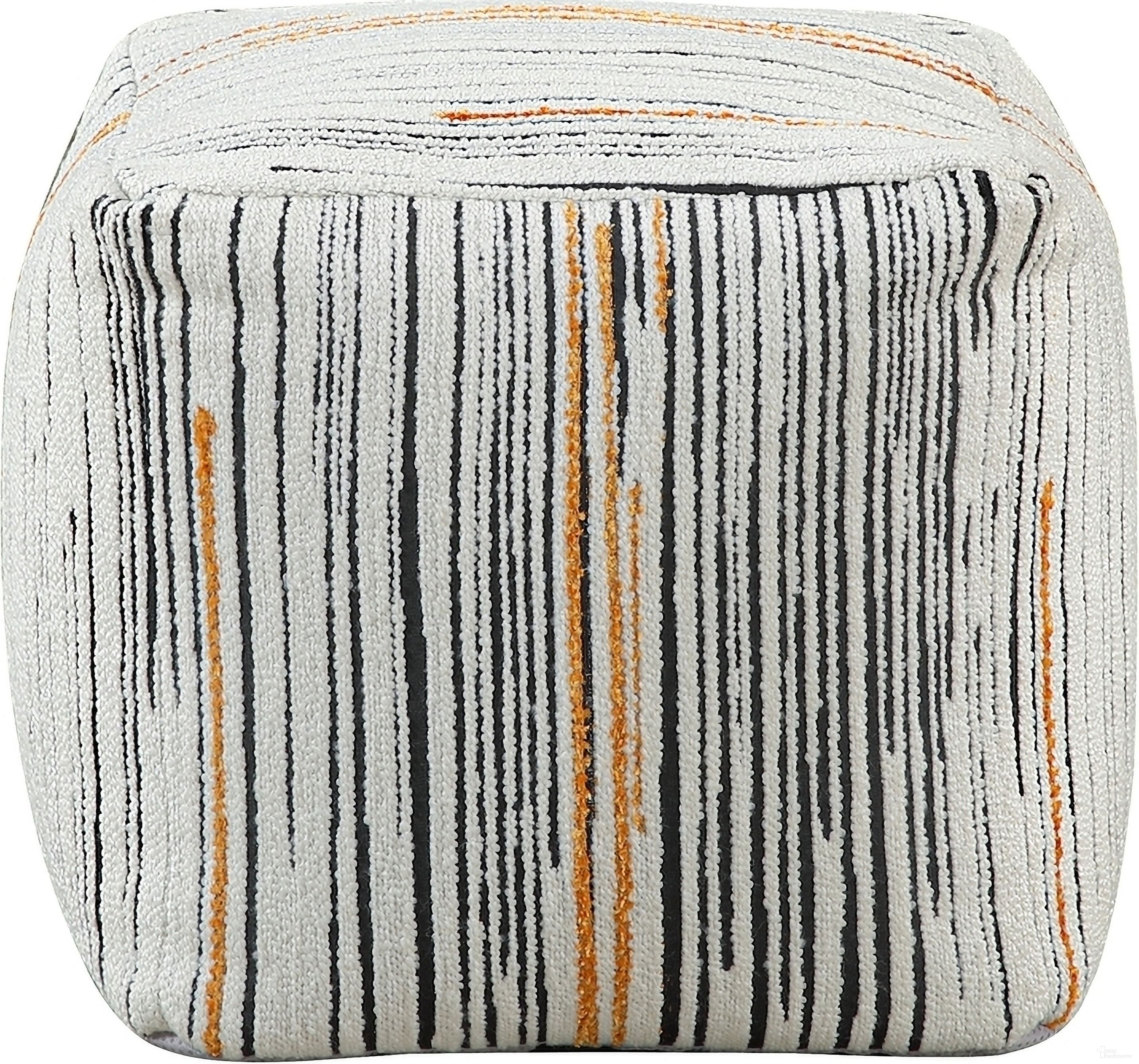 The appearance of Easley Pouf In Black and Orange designed by Homelegance in the modern / contemporary interior design. This black/orange piece of furniture was selected by 1StopBedrooms from Easley Collection to add a touch of cosiness and style into your home. Sku: P31008. Material: Performance Fabric.