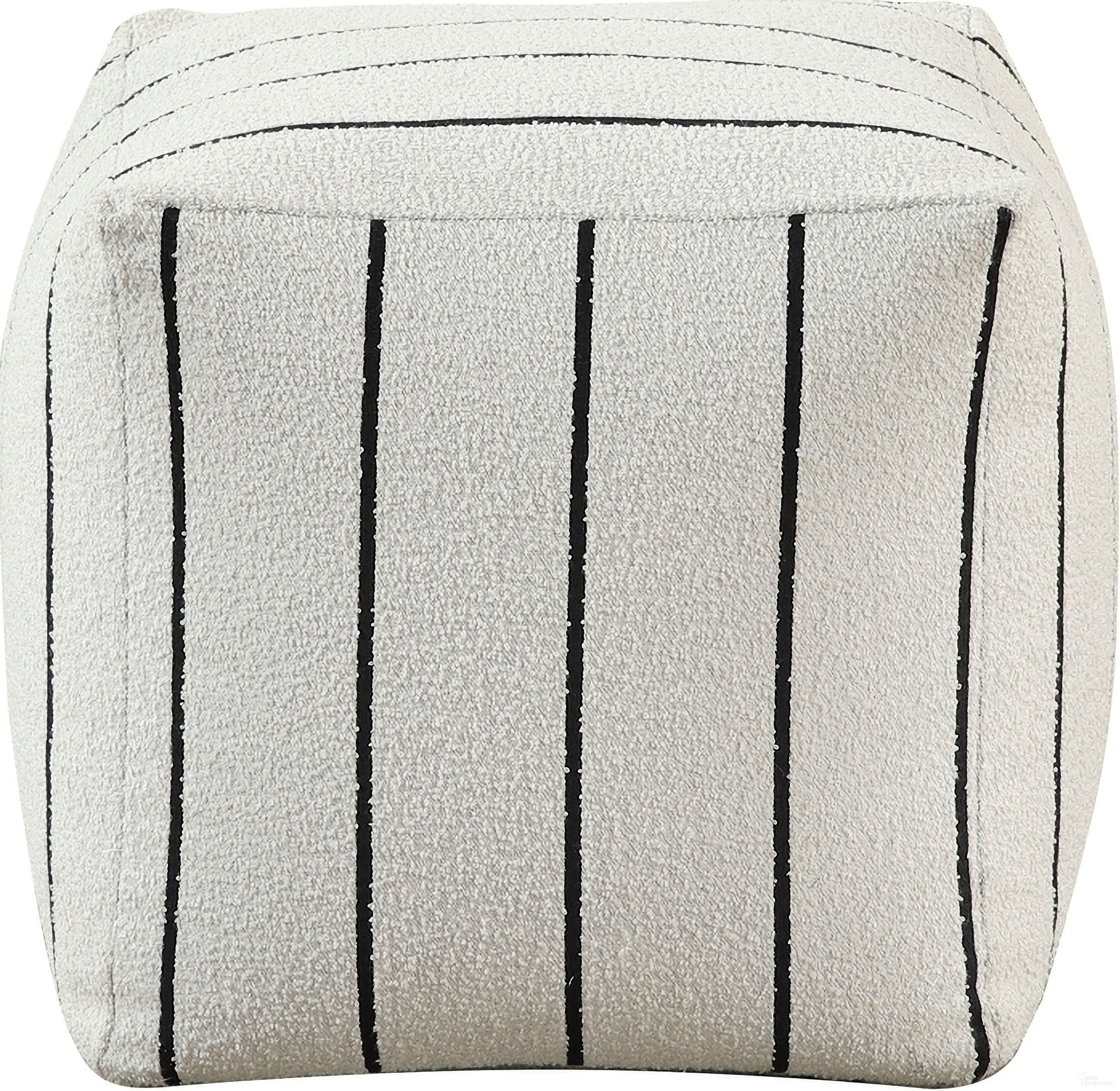 The appearance of Easley Pouf In Black and White designed by Homelegance in the modern / contemporary interior design. This black/white piece of furniture was selected by 1StopBedrooms from Easley Collection to add a touch of cosiness and style into your home. Sku: P31013. Material: Performance Fabric.