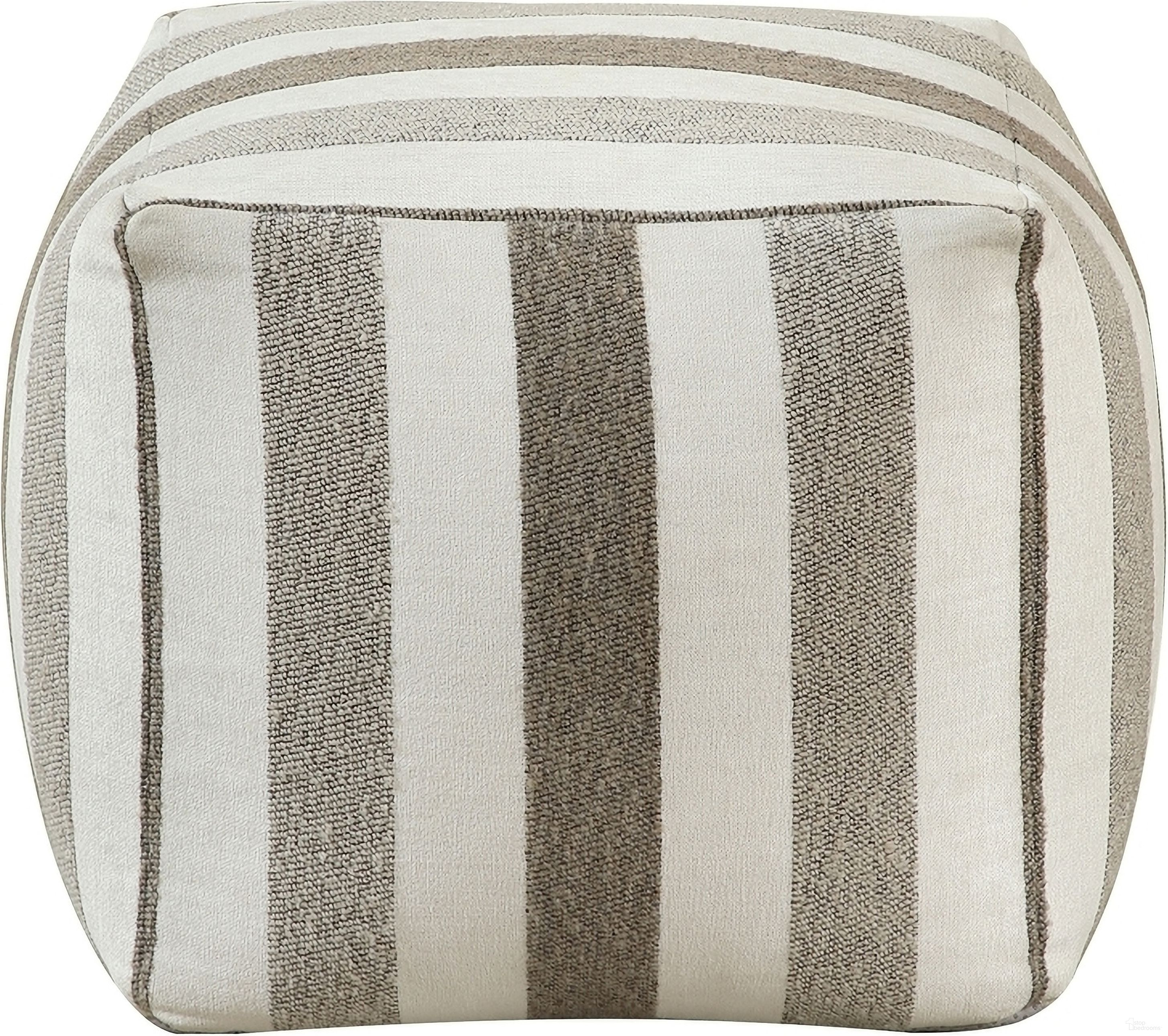 The appearance of Easley Pouf In Gray and Brown designed by Homelegance in the modern / contemporary interior design. This gray/brown piece of furniture was selected by 1StopBedrooms from Easley Collection to add a touch of cosiness and style into your home. Sku: P31012. Material: Performance Fabric.