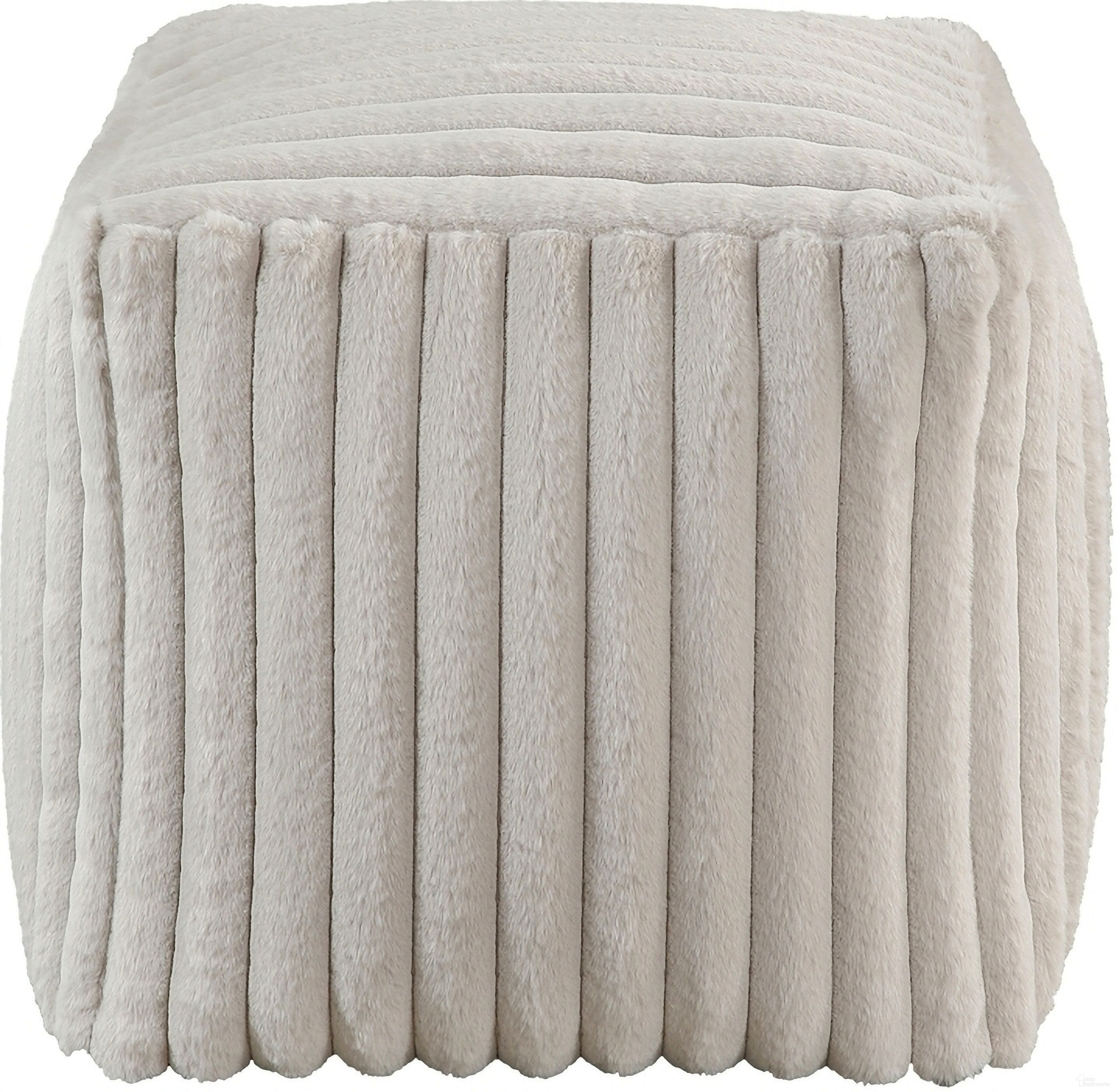 The appearance of Easley Pouf In White designed by Homelegance in the modern / contemporary interior design. This white piece of furniture was selected by 1StopBedrooms from Easley Collection to add a touch of cosiness and style into your home. Sku: P31001. Material: Corduroy.