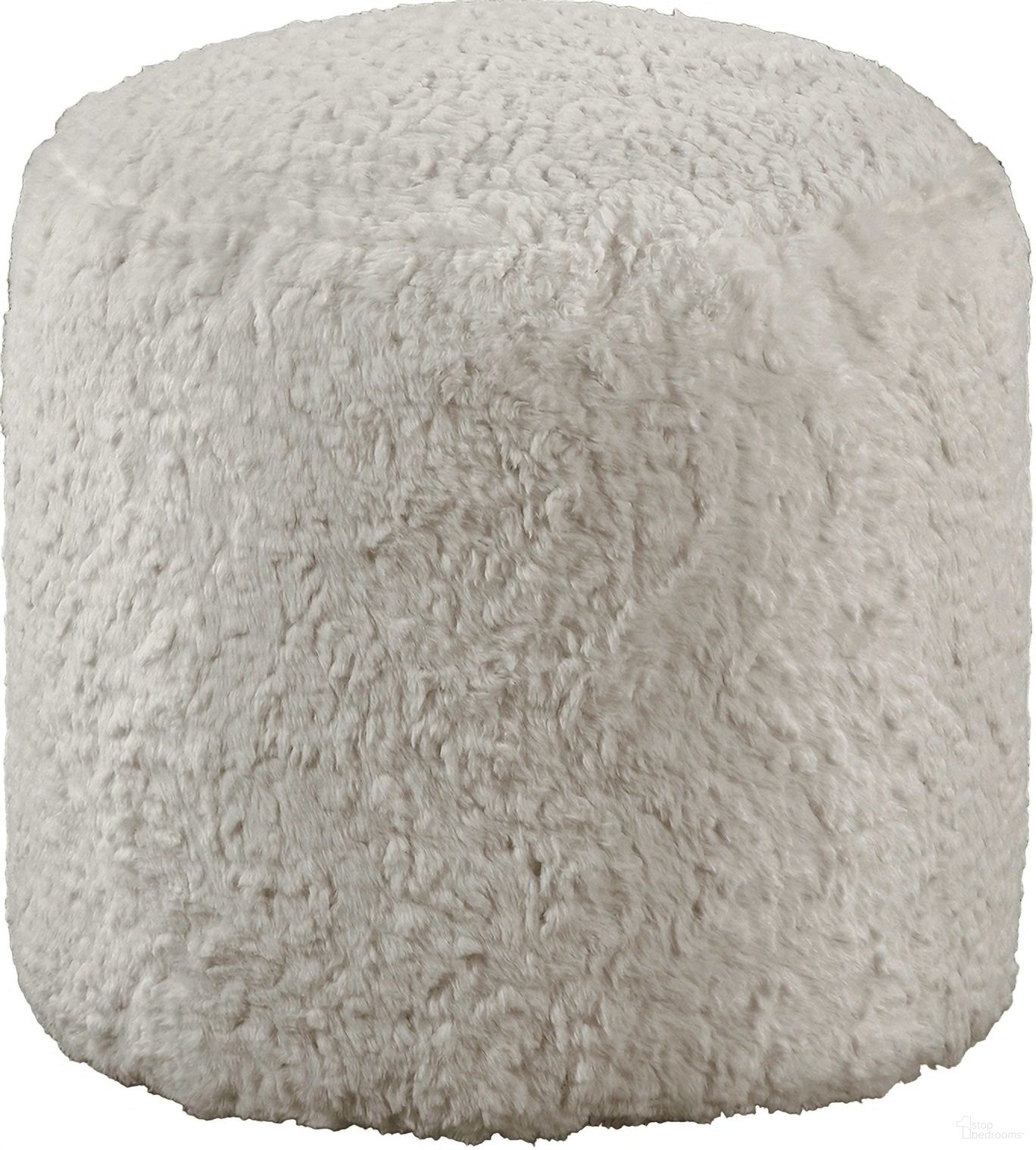 The appearance of Easley Pouf In White designed by Homelegance in the modern / contemporary interior design. This white piece of furniture was selected by 1StopBedrooms from Easley Collection to add a touch of cosiness and style into your home. Sku: P31010. Material: Fur.