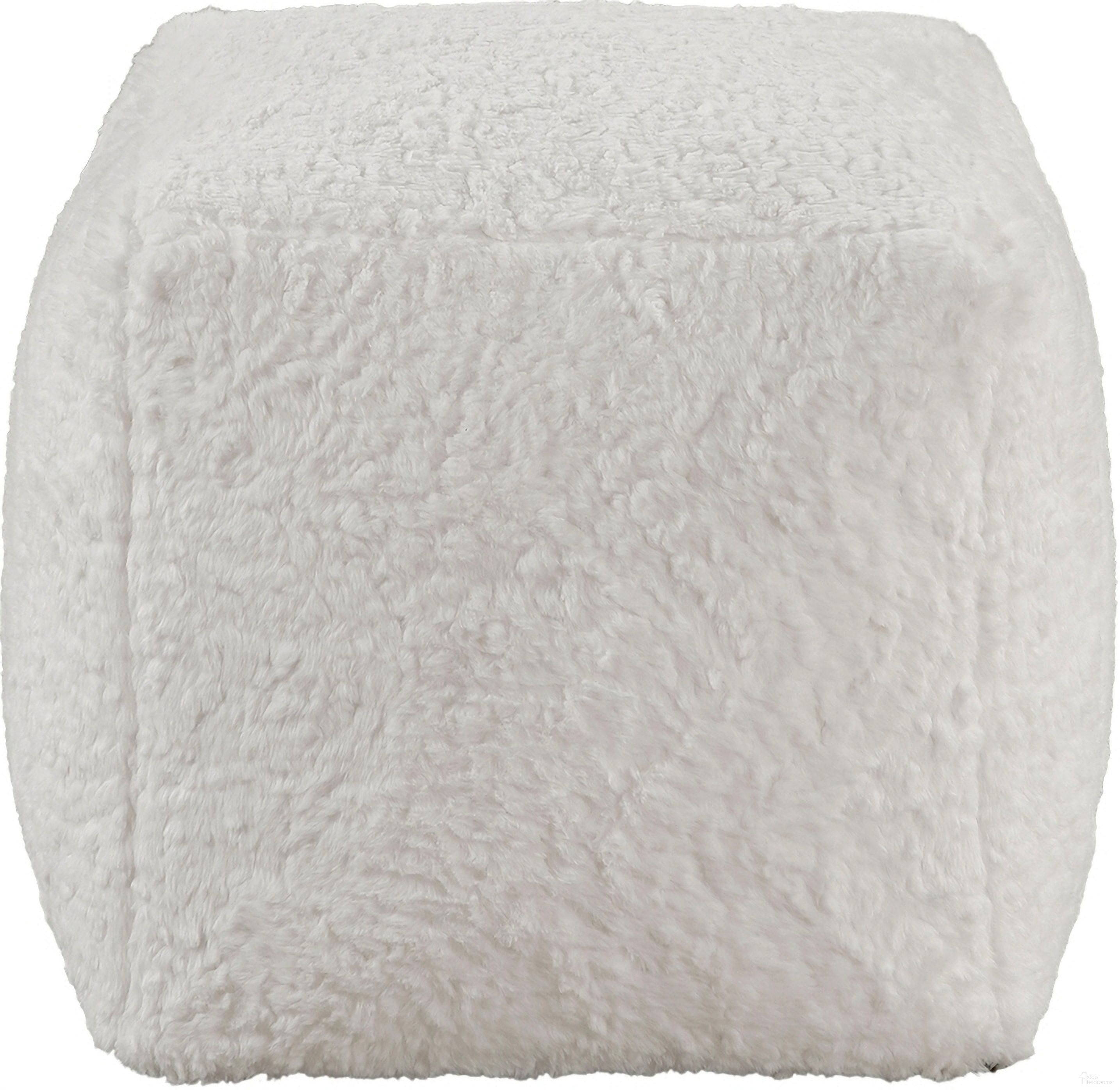 The appearance of Easley Pouf In White designed by Homelegance in the modern / contemporary interior design. This white piece of furniture was selected by 1StopBedrooms from Easley Collection to add a touch of cosiness and style into your home. Sku: P31011. Material: Fur.