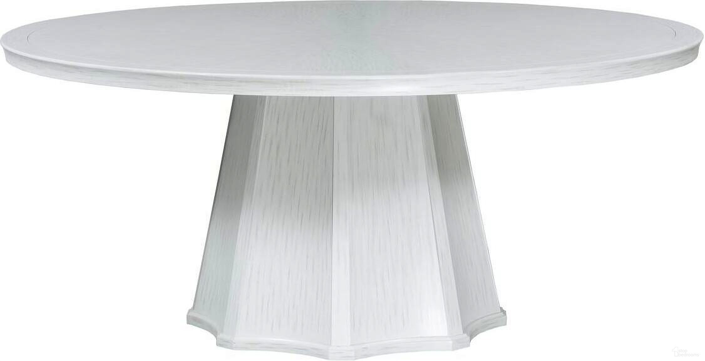 The appearance of East Camden Scalloped Dining Table In Pearl designed by Fairfield Chair in the modern / contemporary interior design. This pearl piece of furniture was selected by 1StopBedrooms from East Camden Collection to add a touch of cosiness and style into your home. Sku: 8098-DT. Table Base Style: Pedestal. Table Top Shape: Round. Material: Poplar. Size: 72".