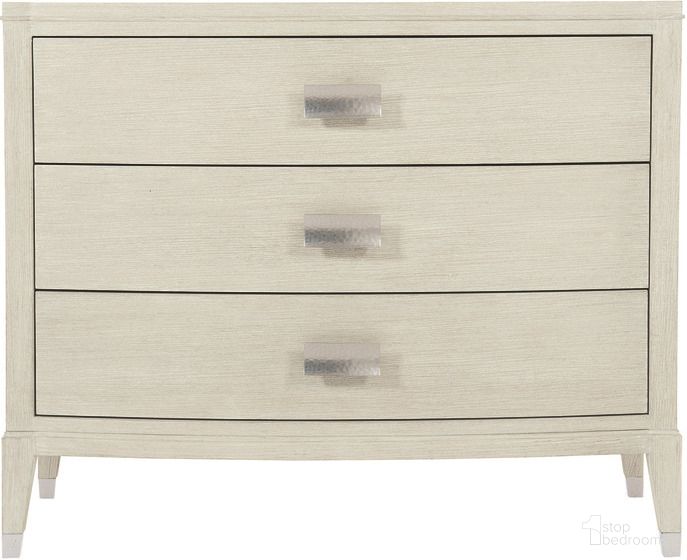 The appearance of East Hampton 3 Drawer Nightstand designed by Bernhardt in the modern / contemporary interior design. This cerused linen piece of furniture was selected by 1StopBedrooms from East Hampton Collection to add a touch of cosiness and style into your home. Sku: 395226. Material: Ash Veneer.