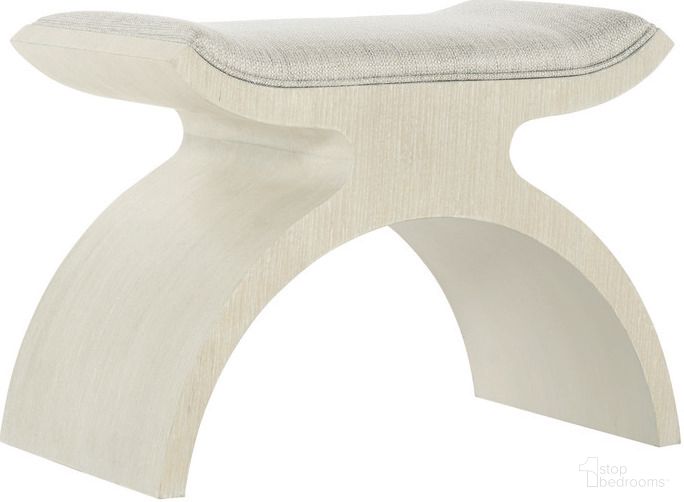 The appearance of East Hampton Bench designed by Bernhardt in the modern / contemporary interior design. This cerused linen piece of furniture was selected by 1StopBedrooms from East Hampton Collection to add a touch of cosiness and style into your home. Sku: 395506. Material: Fabric.