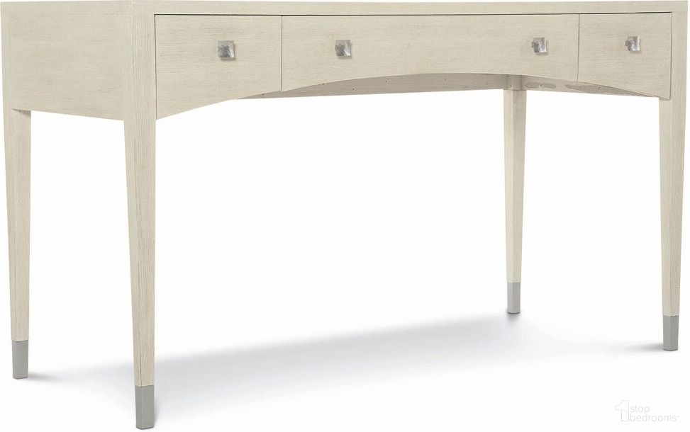The appearance of East Hampton Desk designed by Bernhardt in the modern / contemporary interior design. This cerused linen piece of furniture  was selected by 1StopBedrooms from East Hampton Collection to add a touch of cosiness and style into your home. Sku: 395510. Material: Ash Veneer.