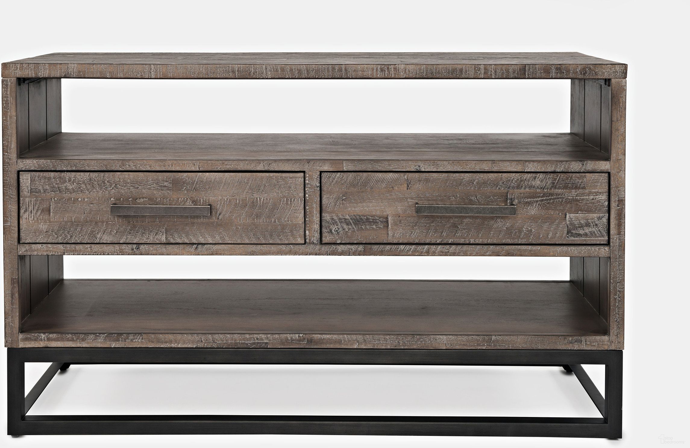 The appearance of East Hampton Sofa Table In Distressed Grey designed by Jofran in the modern / contemporary interior design. This distressed grey piece of furniture was selected by 1StopBedrooms from East Hampton Collection to add a touch of cosiness and style into your home. Sku: 1860-4. Material: Acacia.