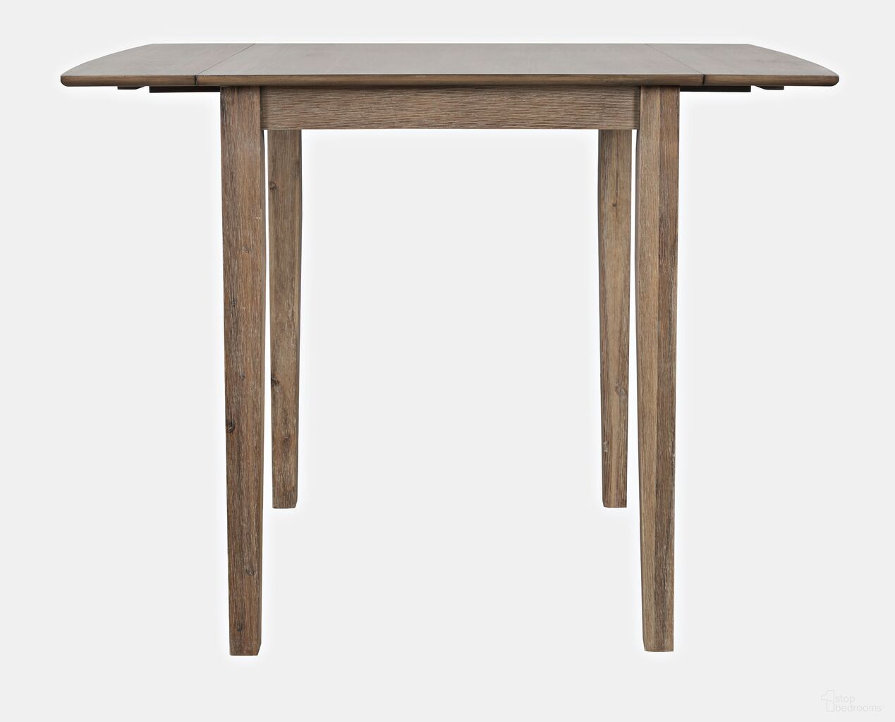 The appearance of Eastern Tides Drop Leaf Counter Height Dining Table In Bisque designed by Jofran in the traditional interior design. This bisque piece of furniture  was selected by 1StopBedrooms from Eastern Tides Collection to add a touch of cosiness and style into your home. Sku: 2148-48. Table Base Style: Legs. Table Top Shape: Square. Size: 30" x 48". Material: Acacia.