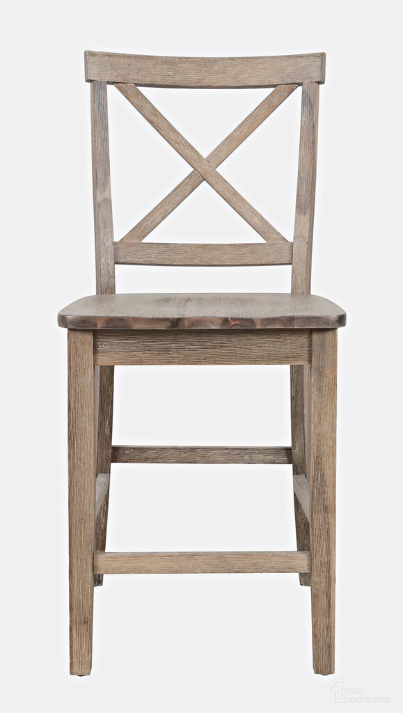The appearance of Eastern Tides X-Back Counter Barstool Set of 2 In Bisque designed by Jofran in the traditional interior design. This bisque piece of furniture was selected by 1StopBedrooms from Eastern Tides Collection to add a touch of cosiness and style into your home. Sku: 2148-BS420KD. Material: Acacia.