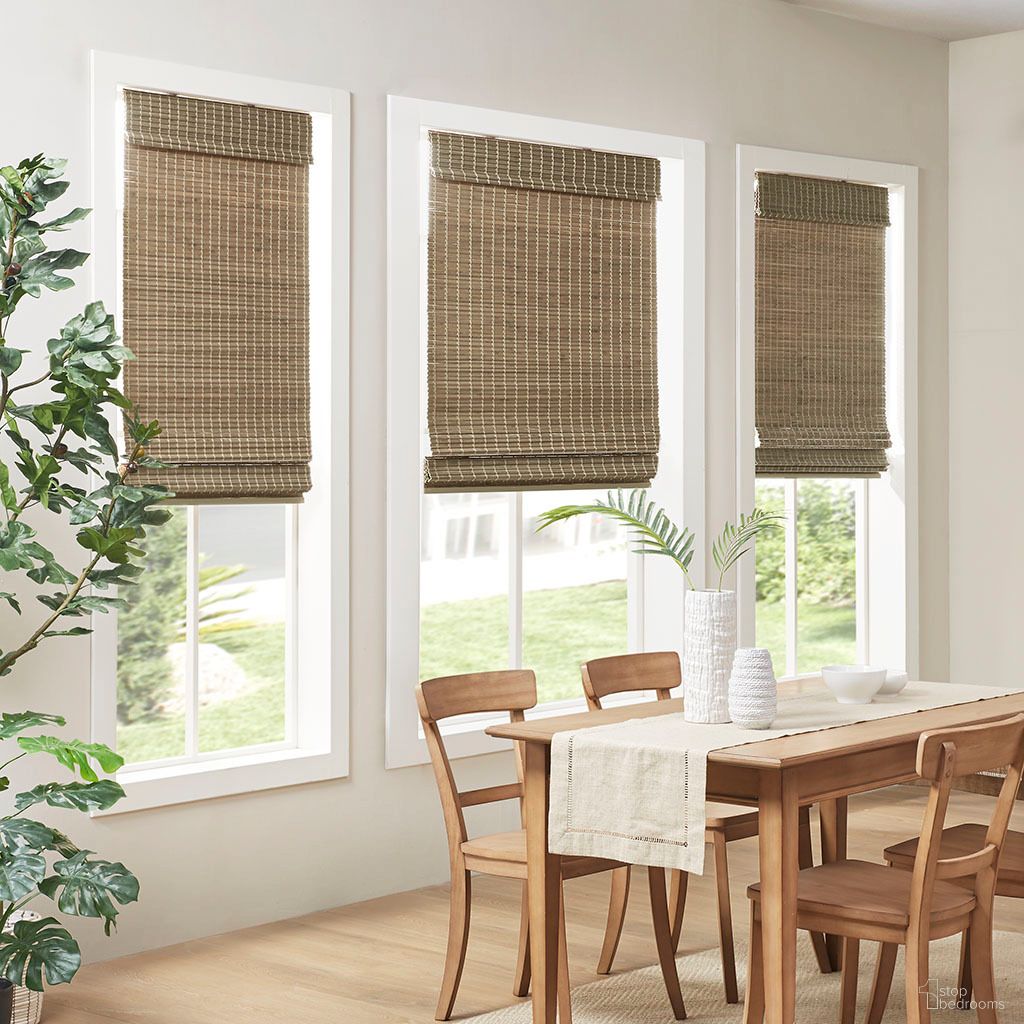 Eastfield Bamboo Light Filtering 27 Inch Roman Shade In Natural