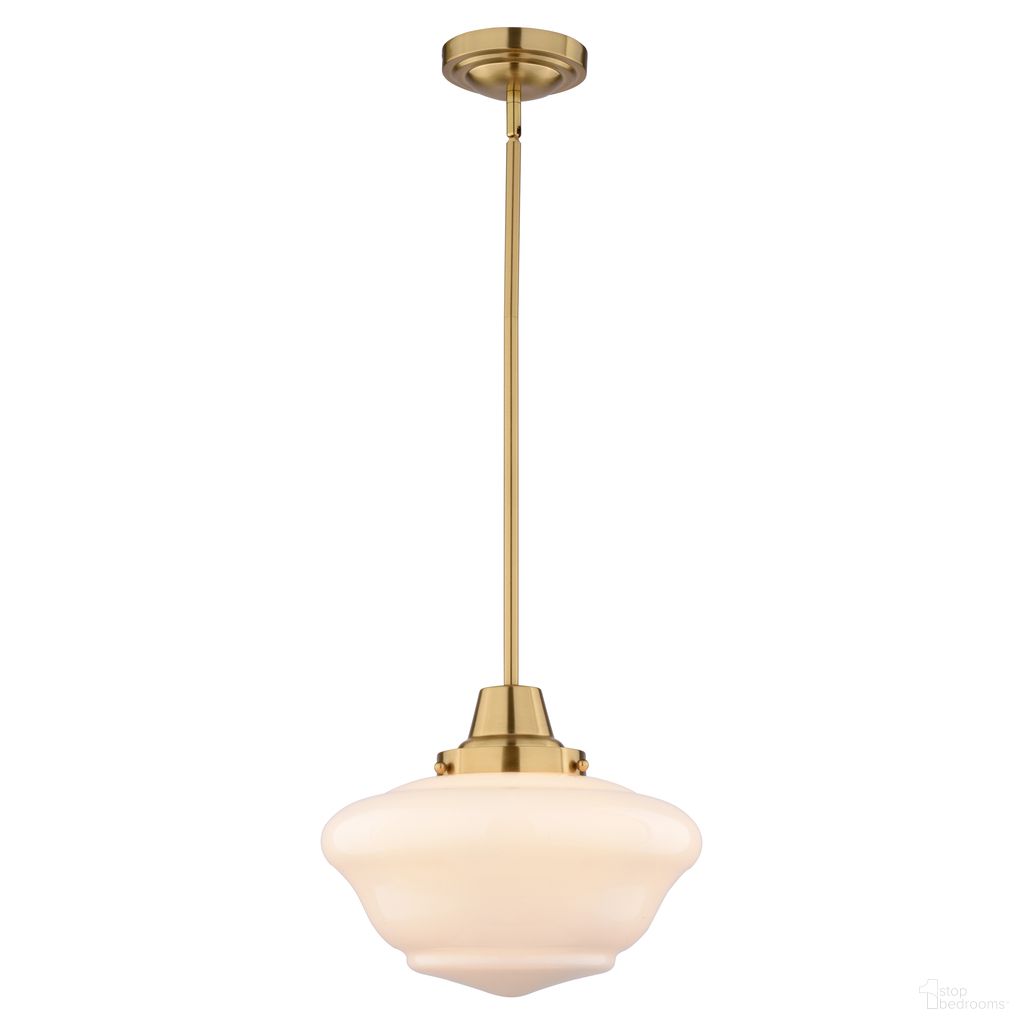 The appearance of Eastgate 12 Inch 1 Light Pendant In Antique Gold designed by Vaxcel in the traditional interior design. This antique gold piece of furniture was selected by 1StopBedrooms from Eastgate Collection to add a touch of cosiness and style into your home. Sku: P0452. Material: Steel.