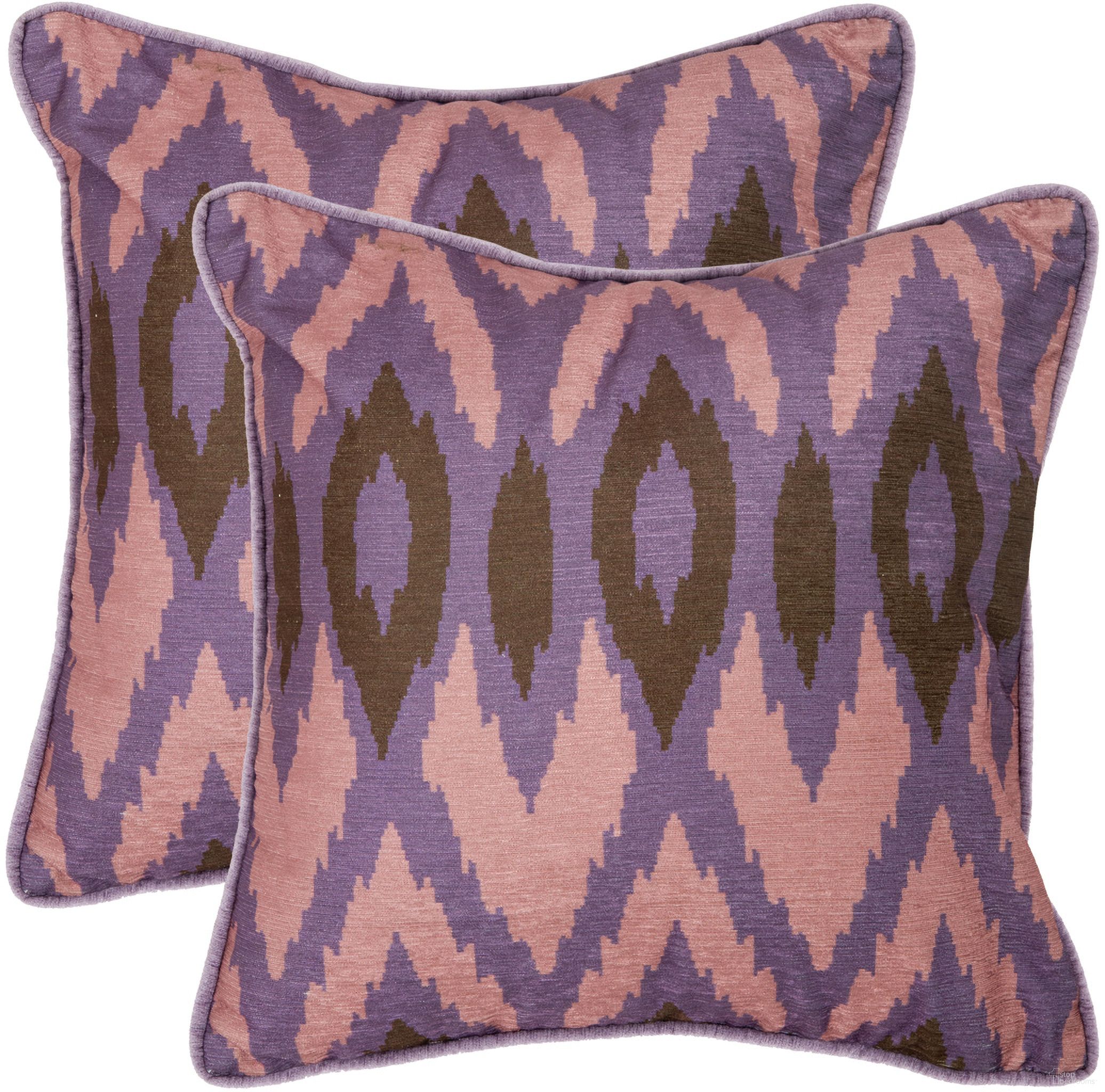 The appearance of Easton 20 Inch Pillow Set of 2 In Lavander Blush designed by Safavieh in the modern / contemporary interior design. This lavander piece of furniture was selected by 1StopBedrooms from Easton Collection to add a touch of cosiness and style into your home. Sku: PIL158A-2020-SET2. Material: Polyester.