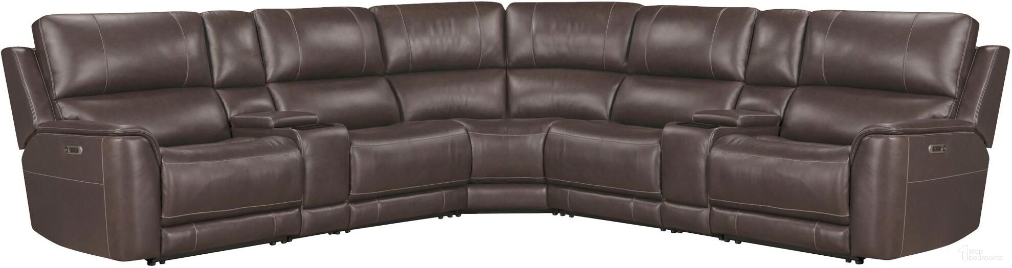 The appearance of Easton 7 Piece Zero Gravity Power Reclining Sectional with Power Adjustable Headrests In Steamboat Brown designed by Parker House in the transitional interior design. This steamboat brown piece of furniture was selected by 1StopBedrooms from Easton Collection to add a touch of cosiness and style into your home. Sku: MEAS-811LP3Z-STBR;MEAS-811RP3Z-STBR;MEAS-810P3Z-STBR;MEAS-840-STBR;MEAS-850-STBR;MEAS-860T-STBR;MEAS-860T-STBR. Material: Leather. Layout: L-Shape.