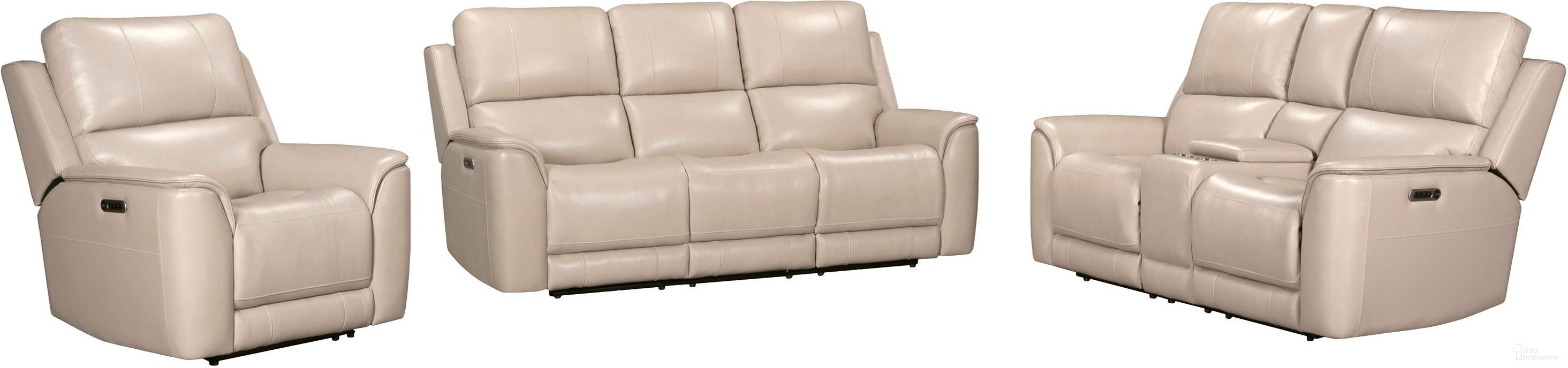 The appearance of Easton Zero Gravity Power Reclining Living Room Set In Steamboat Quartz designed by Parker House in the transitional interior design. This steamboat quartz piece of furniture was selected by 1StopBedrooms from Easton Collection to add a touch of cosiness and style into your home. Sku: MEAS-832P3Z-STQZ;MEAS-822CP3ZT-STQZ. Material: Top Grain Leather.