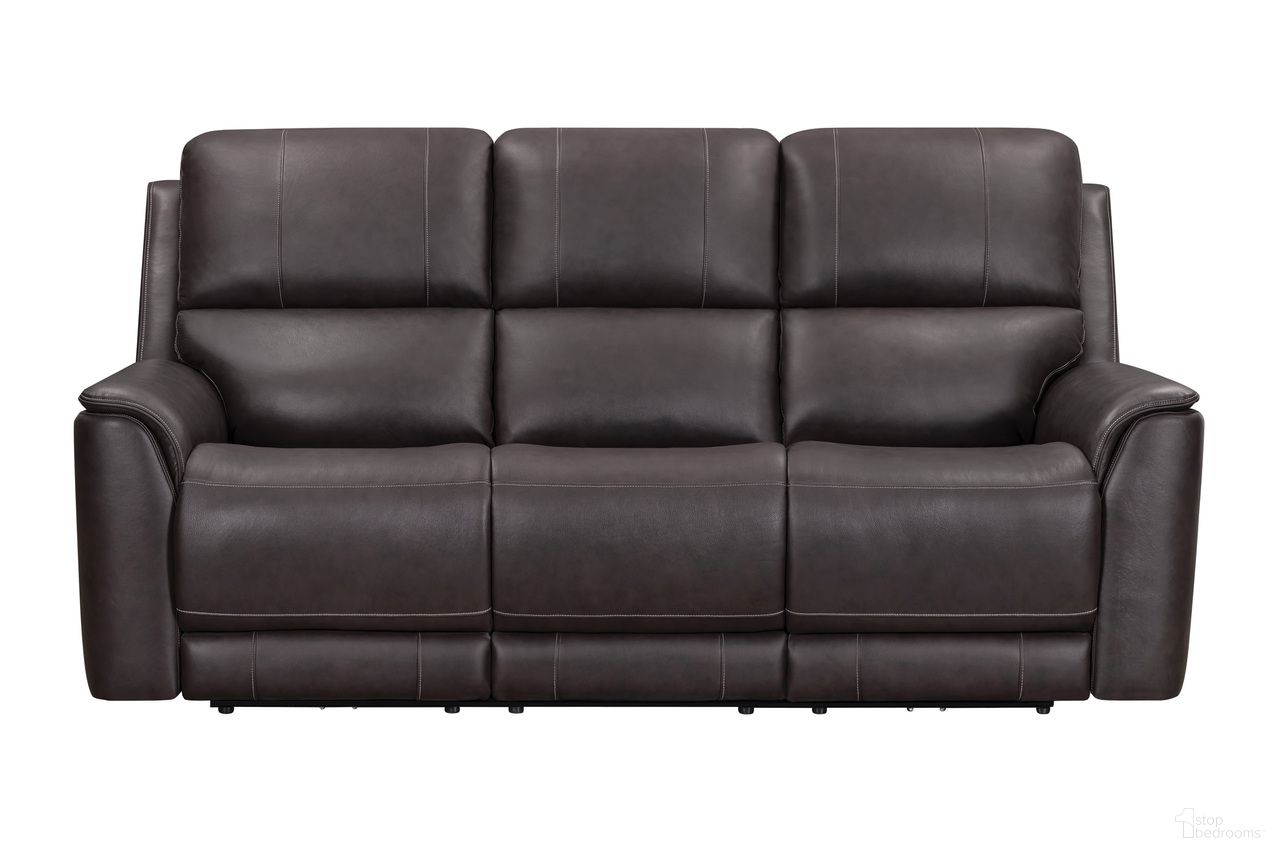 The appearance of Easton Zero Gravity Power Reclining Sofa with Headrest and Foodrest In Steamboat Brown designed by Parker House in the transitional interior design. This steamboat brown piece of furniture was selected by 1StopBedrooms from Easton Collection to add a touch of cosiness and style into your home. Sku: MEAS-832P3Z-STBR. Material: Top Grain Leather.