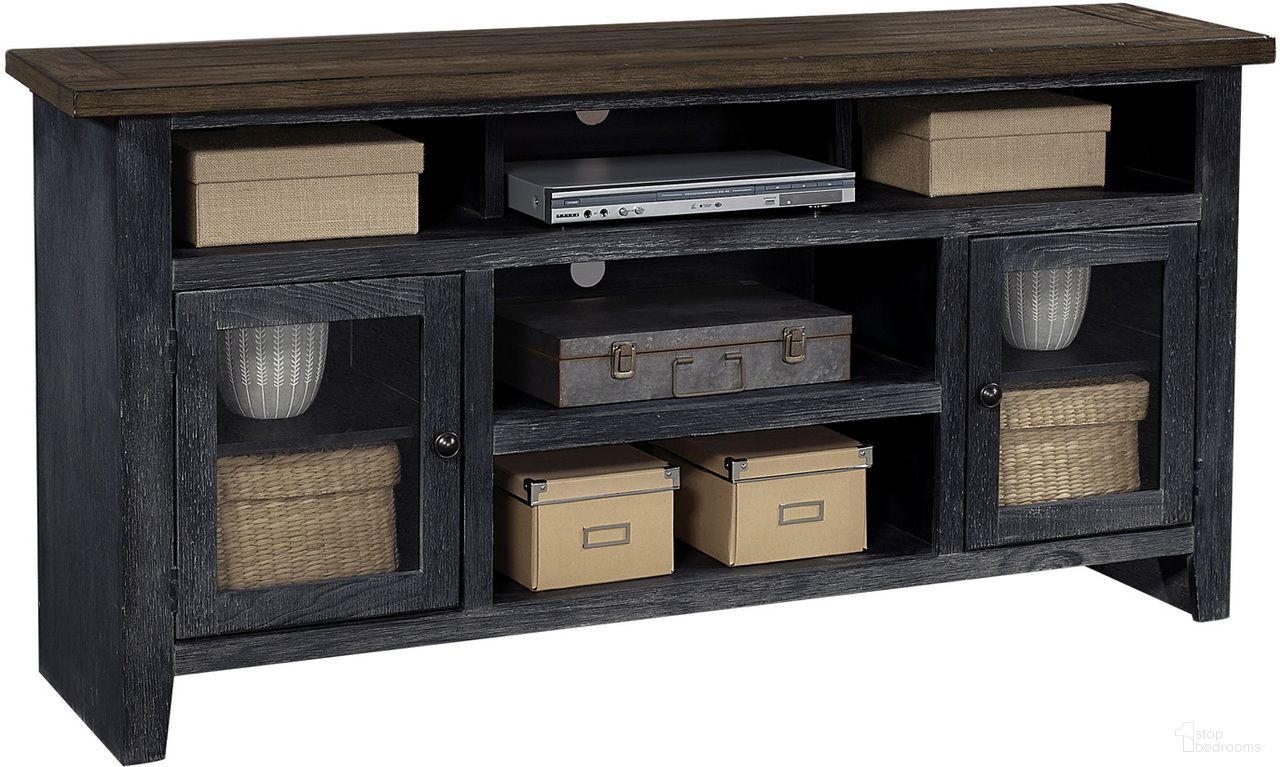 Eastport 65 Inch Console With 2 Doors In Black
