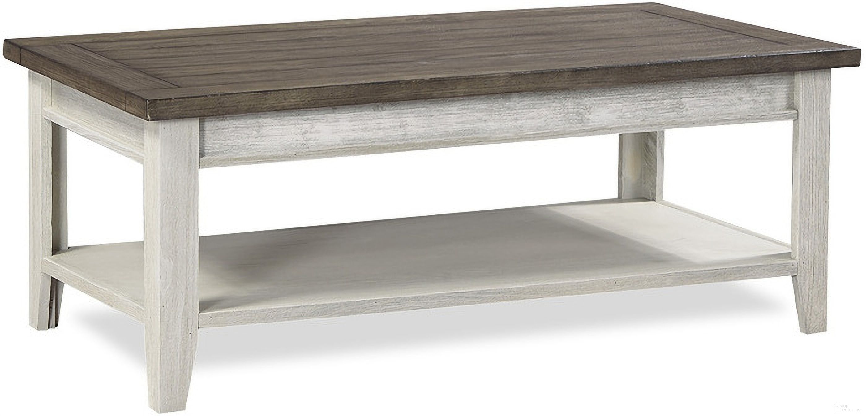 Eastport Cocktail Table In Drifted White