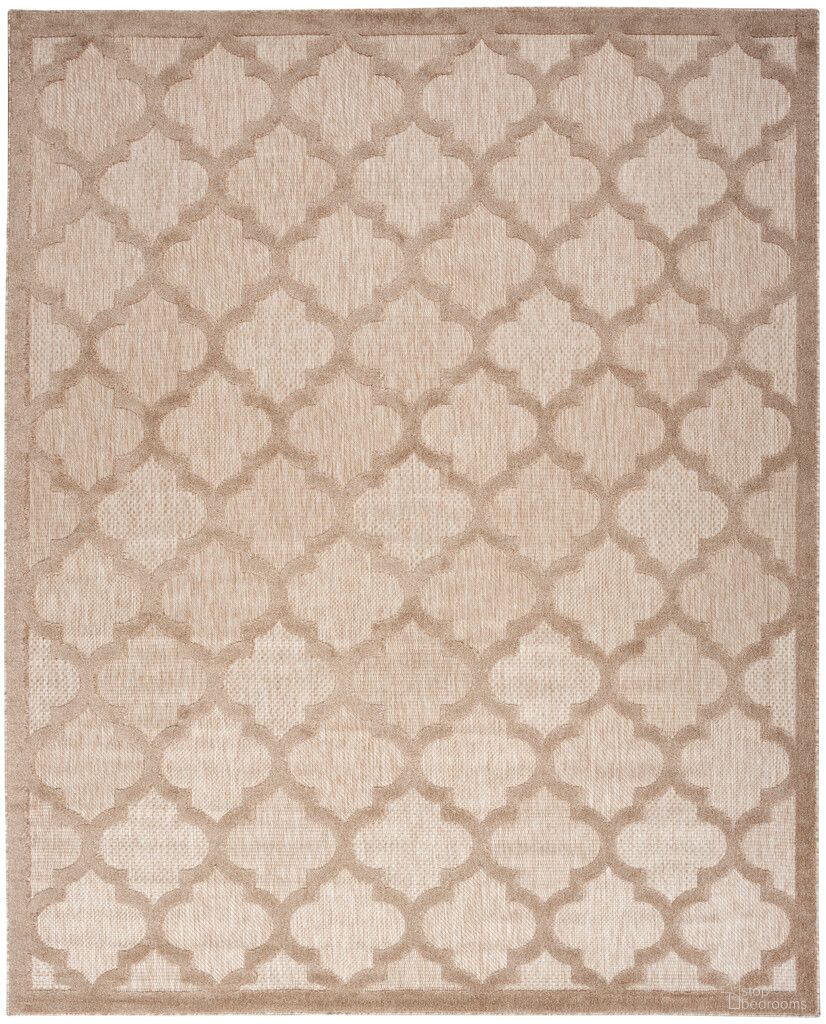 Easy Care 8' x 10' Rug In Natural and Beige