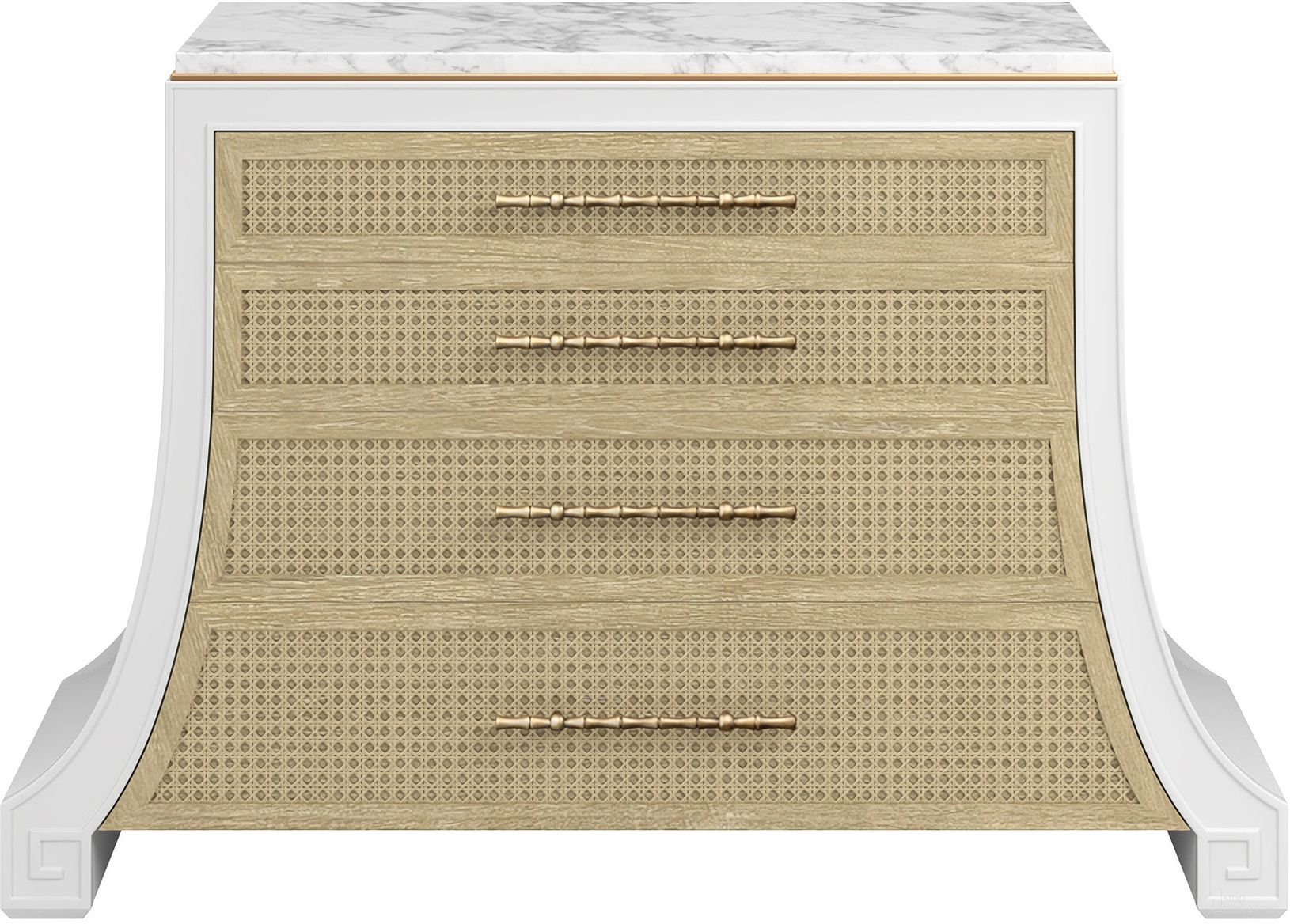 The appearance of Eave Accent Chest In White designed by A.R.T. in the traditional interior design. This white piece of furniture  was selected by 1StopBedrooms from Eave Collection to add a touch of cosiness and style into your home. Sku: 436397-1866. Material: Parawood.