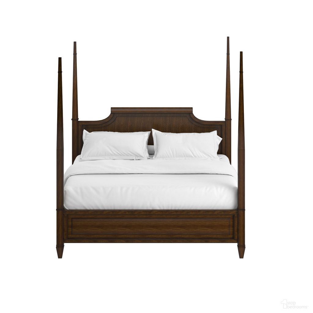 The appearance of Eave King Panel Bed In Hazelnut designed by A.R.T. in the traditional interior design. This hazelnut piece of furniture was selected by 1StopBedrooms from Eave Collection to add a touch of cosiness and style into your home. Sku: 336126-1860HB;336126-1860FB;336135-1860RS. Bed Type: Panel Bed. Material: Wood. Bed Size: King.