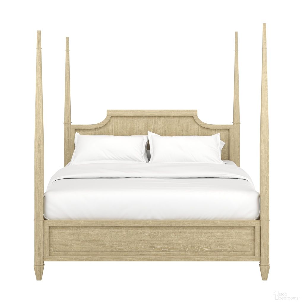 Eave Queen Panel Bed In Sundrenched Oak and Natural Oak