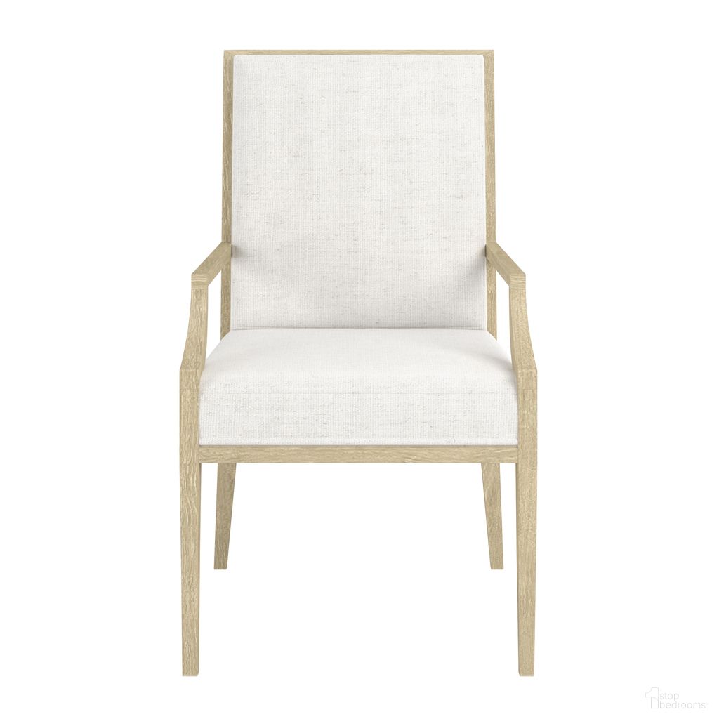 The appearance of Eave Upholstered Arm Chair In Sundrenched Oak and White designed by A.R.T. in the traditional interior design. This sundrenched oak/white piece of furniture  was selected by 1StopBedrooms from Eave Collection to add a touch of cosiness and style into your home. Sku: 436207-1825. Chair Type: Arm Chair. Material: Parawood.