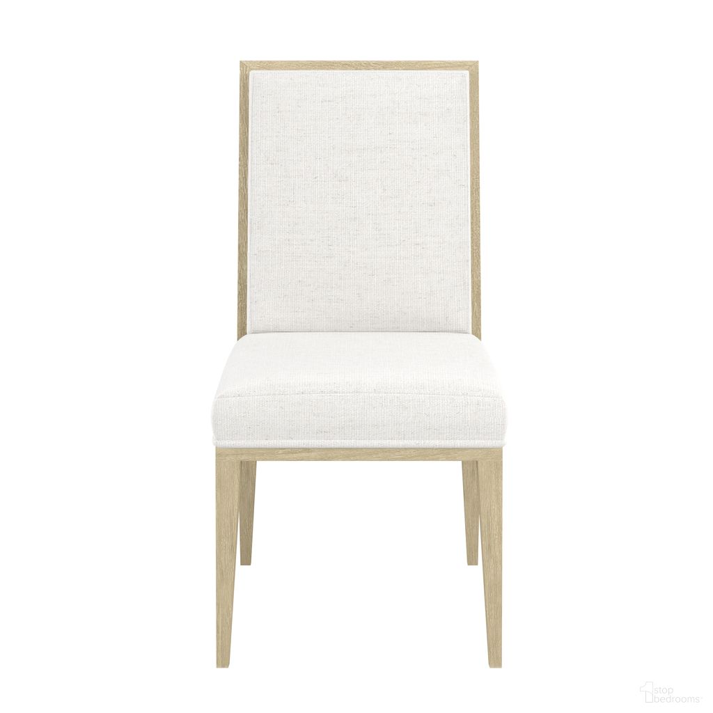 The appearance of Eave Upholstered Side Chair Set of 2 In Sundrenched Oak and White designed by A.R.T. in the traditional interior design. This sundrenched oak/white piece of furniture  was selected by 1StopBedrooms from Eave Collection to add a touch of cosiness and style into your home. Sku: 436206-1825. Material: Parawood. Chair Type: Side Chair.