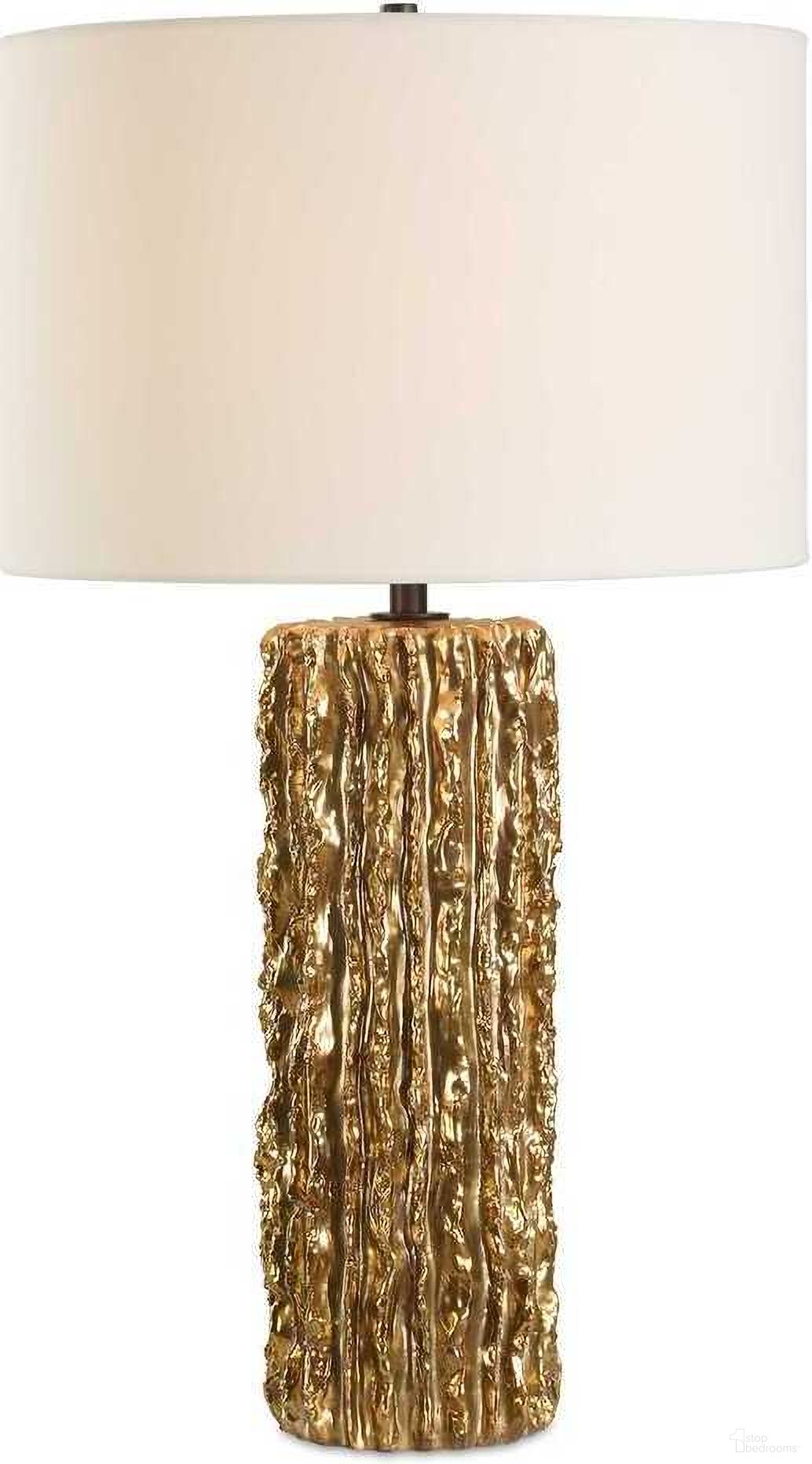 The appearance of Echo Golden Table Lamp In Gold designed by Uttermost in the modern / contemporary interior design. This gold piece of furniture  was selected by 1StopBedrooms from Echo Collection to add a touch of cosiness and style into your home. Sku: 30571. Material: Resin.