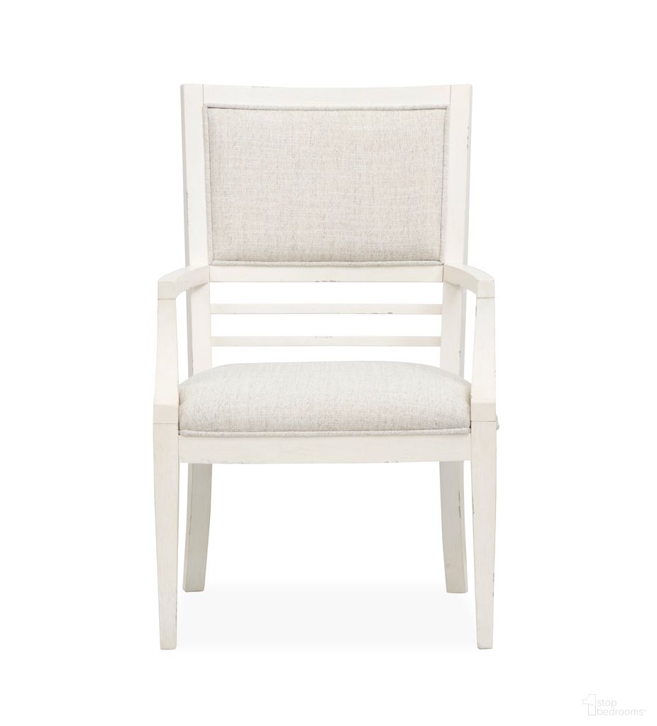 The appearance of Echo Isles Upholstered Arm Chair Set of 2 In Sea Pearl and Driftwood designed by Salt Life Home in the transitional interior design. This sea pearl and driftwood piece of furniture was selected by 1StopBedrooms from Echo Isles Collection to add a touch of cosiness and style into your home. Sku: D6310-73. Chair Type: Arm Chair. Material: Oak Veneer.