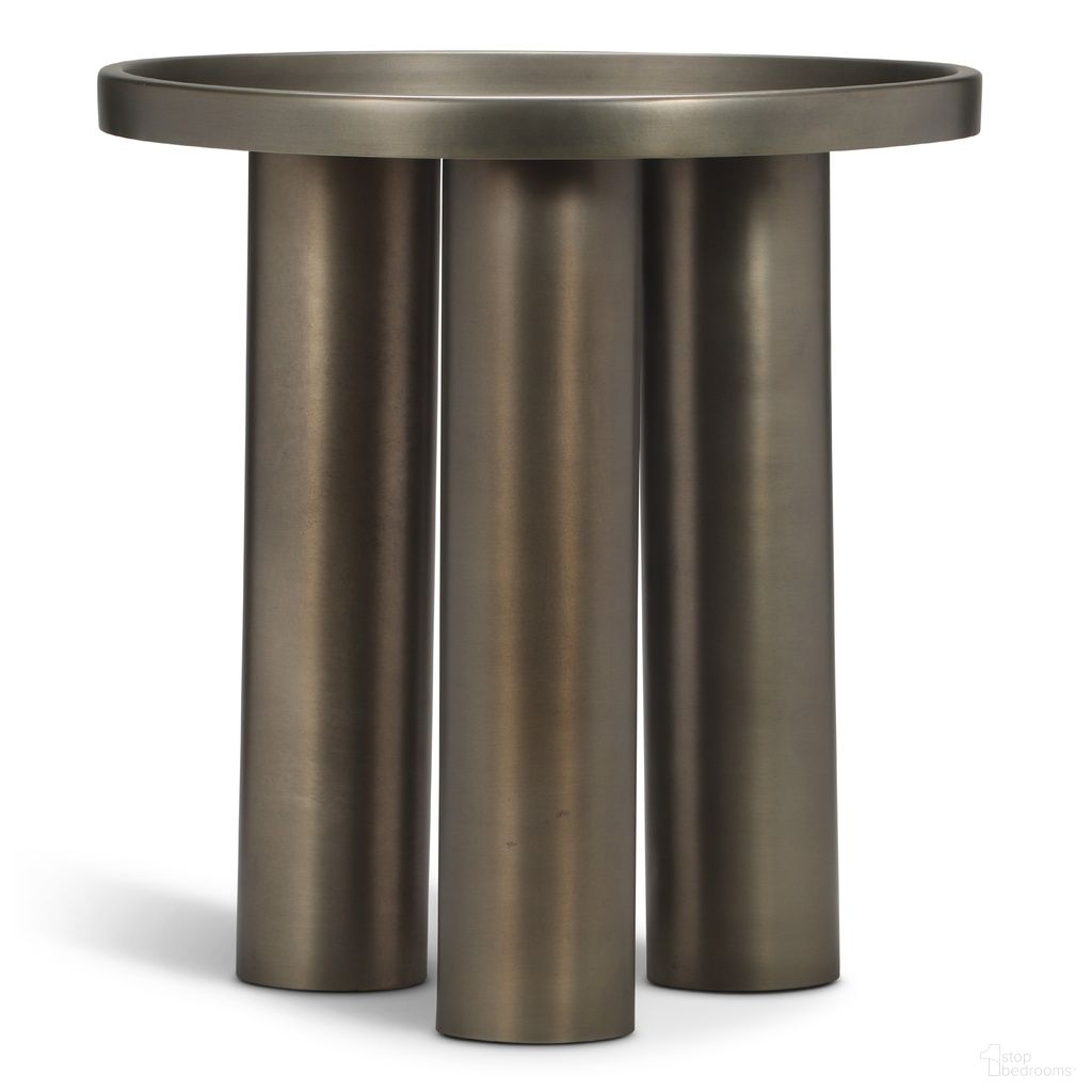 The appearance of Eclat Sofia Industrial End Table In Nickel designed by Urbia in the modern / contemporary interior design. This nickel piece of furniture  was selected by 1StopBedrooms from Eclat Collection to add a touch of cosiness and style into your home. Sku: ISN-F076B-IN. Material: Steel.