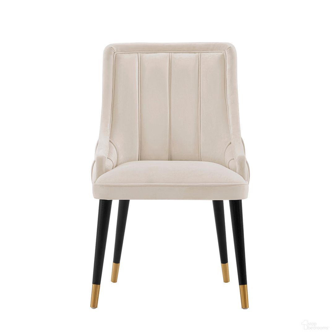 The appearance of Eda Dining Chair In Cream designed by Manhattan Comfort in the modern / contemporary interior design. This cream piece of furniture was selected by 1StopBedrooms from Eda Collection to add a touch of cosiness and style into your home. Sku: DC073-CR. Material: Wood. Chair Type: Side Chair.