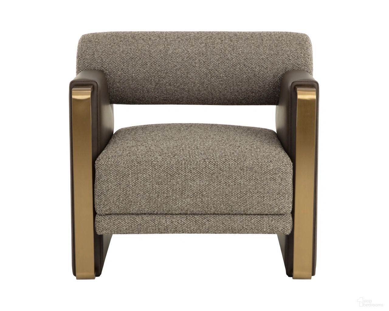 Edgar Lounge Chair In Eglinton Espresso and Gellar Earth
