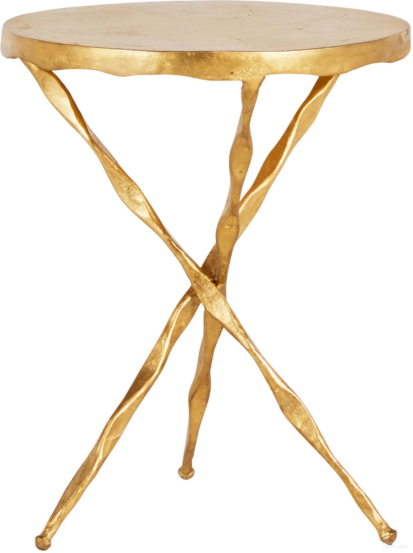 The appearance of Edgar Side Table In Royale Leaf designed by Gabby in the transitional interior design. This royale leaf piece of furniture was selected by 1StopBedrooms from Edgar Collection to add a touch of cosiness and style into your home. Sku: SCH-170315. Material: Iron.