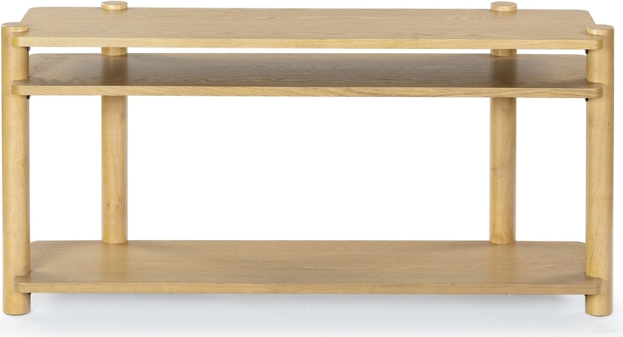The appearance of Edisyn 3 Shelf Wood Console Table In Natural designed by Safavieh Couture in the modern / contemporary interior design. This natural piece of furniture was selected by 1StopBedrooms from Edisyn Collection to add a touch of cosiness and style into your home. Sku: SFV2178A. Material: Rubberwood.