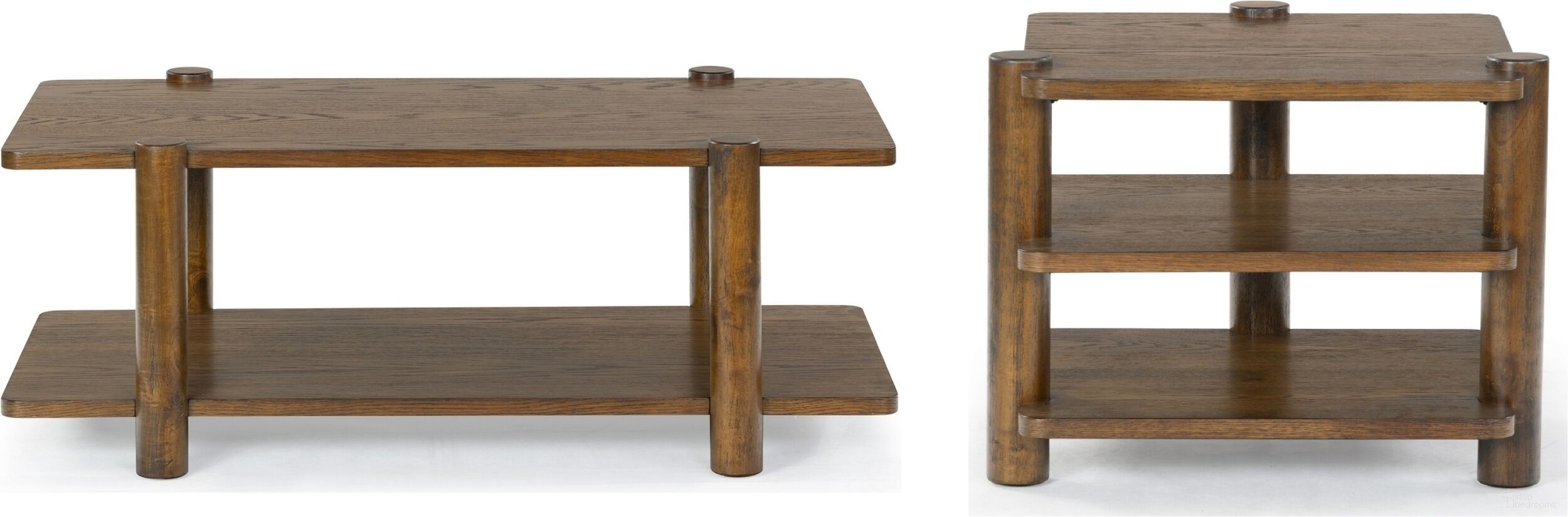 The appearance of Edisyn Occasional Table Set In Medium Oak designed by Safavieh Couture in the modern / contemporary interior design. This medium oak piece of furniture  was selected by 1StopBedrooms from Edisyn Collection to add a touch of cosiness and style into your home. Sku: SFV2177C;SFV2176C. Material: Rubberwood.