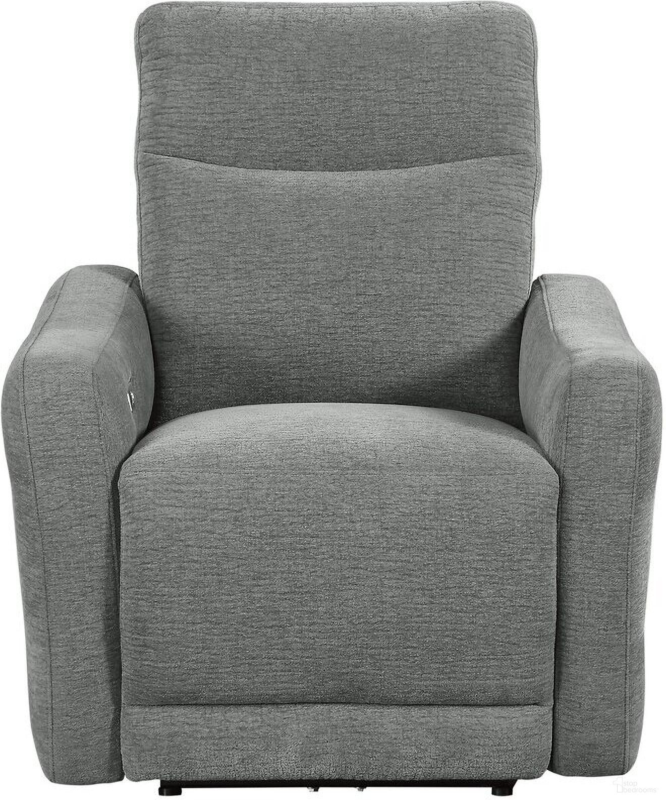 The appearance of Edition Power Reclining Chair designed by Homelegance in the modern / contemporary interior design. This gray piece of furniture was selected by 1StopBedrooms from Edition Collection to add a touch of cosiness and style into your home. Sku: 9804DV-1PWH. Material: Wood.