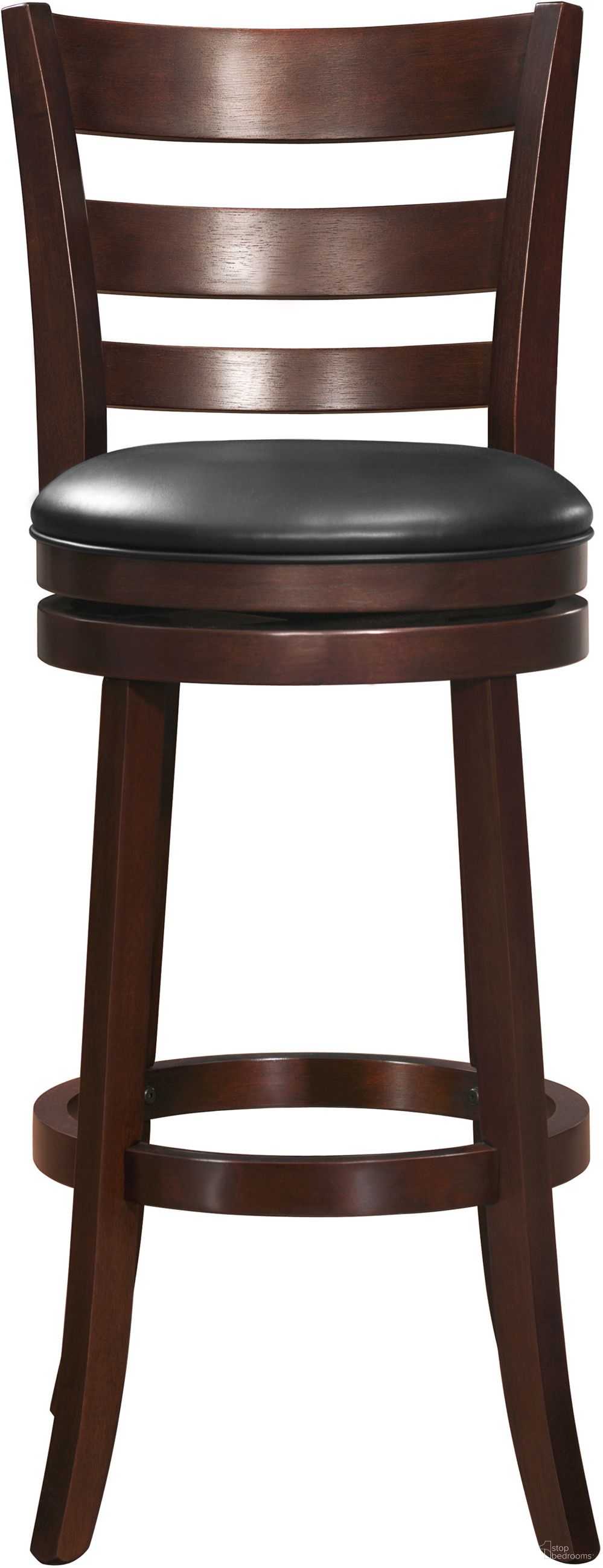 The appearance of Edmond Swivel Dark Cherry Pub Chair designed by Homelegance in the modern / contemporary interior design. This brown piece of furniture  was selected by 1StopBedrooms from Edmond Collection to add a touch of cosiness and style into your home. Sku: 1144E-29S. Material: Wood.