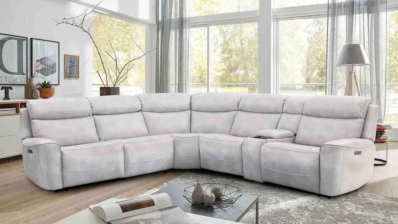The appearance of Edmondus Power Sectional In Light Taupe designed by Furniture of America in the transitional interior design. This light taupe piece of furniture was selected by 1StopBedrooms from Edmondus Collection to add a touch of cosiness and style into your home. Sku: CM9923FG-AC;CM9923FG-AC-PM;CM9923FG-CNR;CM9923FG-CS;CM9923FG-LCH-PM;CM9923FG-RCH-PM. Material: Leather. Layout: L-Shape.