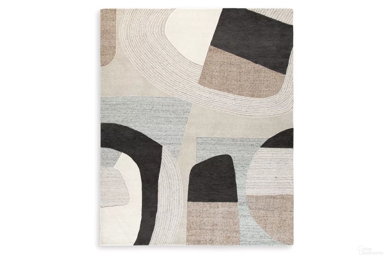 The appearance of Edrickhill 8' x 10' Rug In Grayish Teal/Taupe/Cream designed by Signature Design by Ashley in the transitional interior design. This grayish teal/taupe/cream piece of furniture was selected by 1StopBedrooms from Edrickhill Collection to add a touch of cosiness and style into your home. Sku: R407121. Material: Fabric.