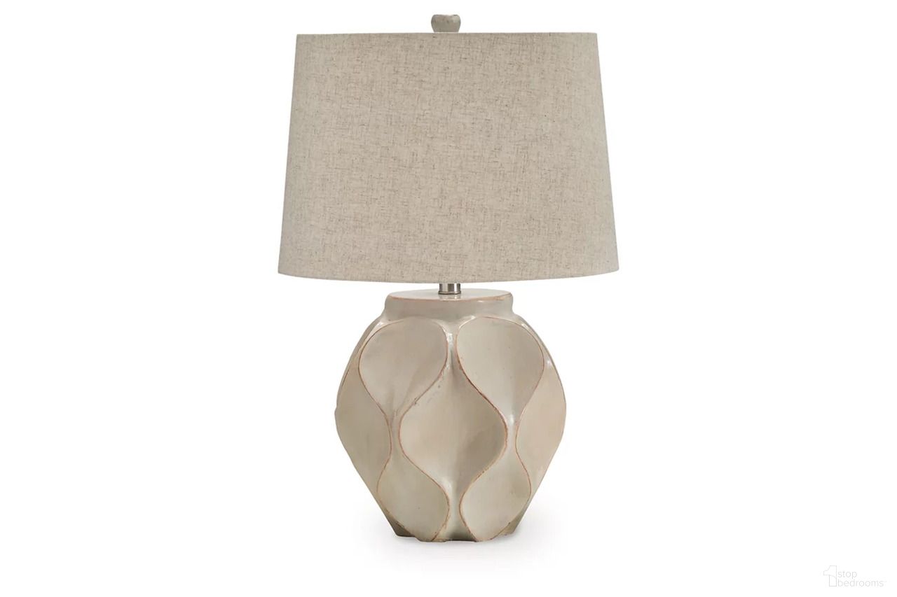 The appearance of Edselham Table Lamp In Distressed Cream designed by Signature Design by Ashley in the transitional interior design. This distressed cream piece of furniture was selected by 1StopBedrooms from Edselham Collection to add a touch of cosiness and style into your home. Sku: L235974.