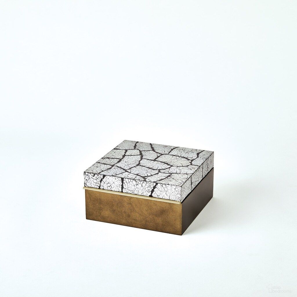 Eggshell Small Box In Antique Gold