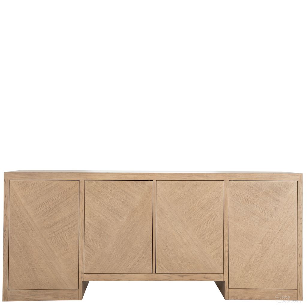 The appearance of Eglinton Sideboard In Cerused and Natural designed by Gabby in the transitional interior design. This cerused/natural piece of furniture was selected by 1StopBedrooms from Eglinton Collection to add a touch of cosiness and style into your home. Sku: SCH-175419. Material: Oak.