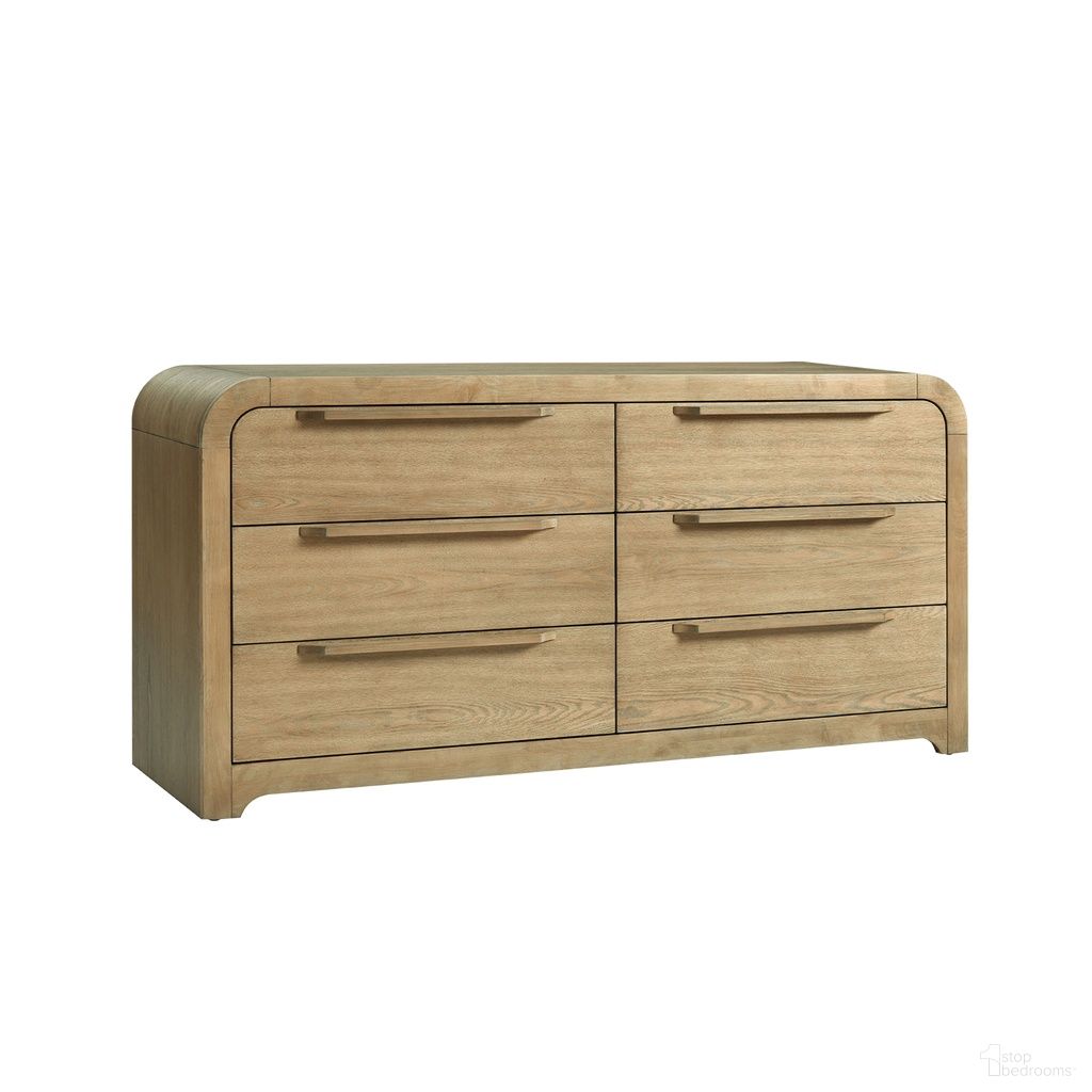 The appearance of Egon 6-Drawer Dresser In Seadrift designed by Karat Home in the modern / contemporary interior design. This seadrift piece of furniture was selected by 1StopBedrooms from Egon Collection to add a touch of cosiness and style into your home. Sku: DSCS1271-SFT. Material: Solid Wood.