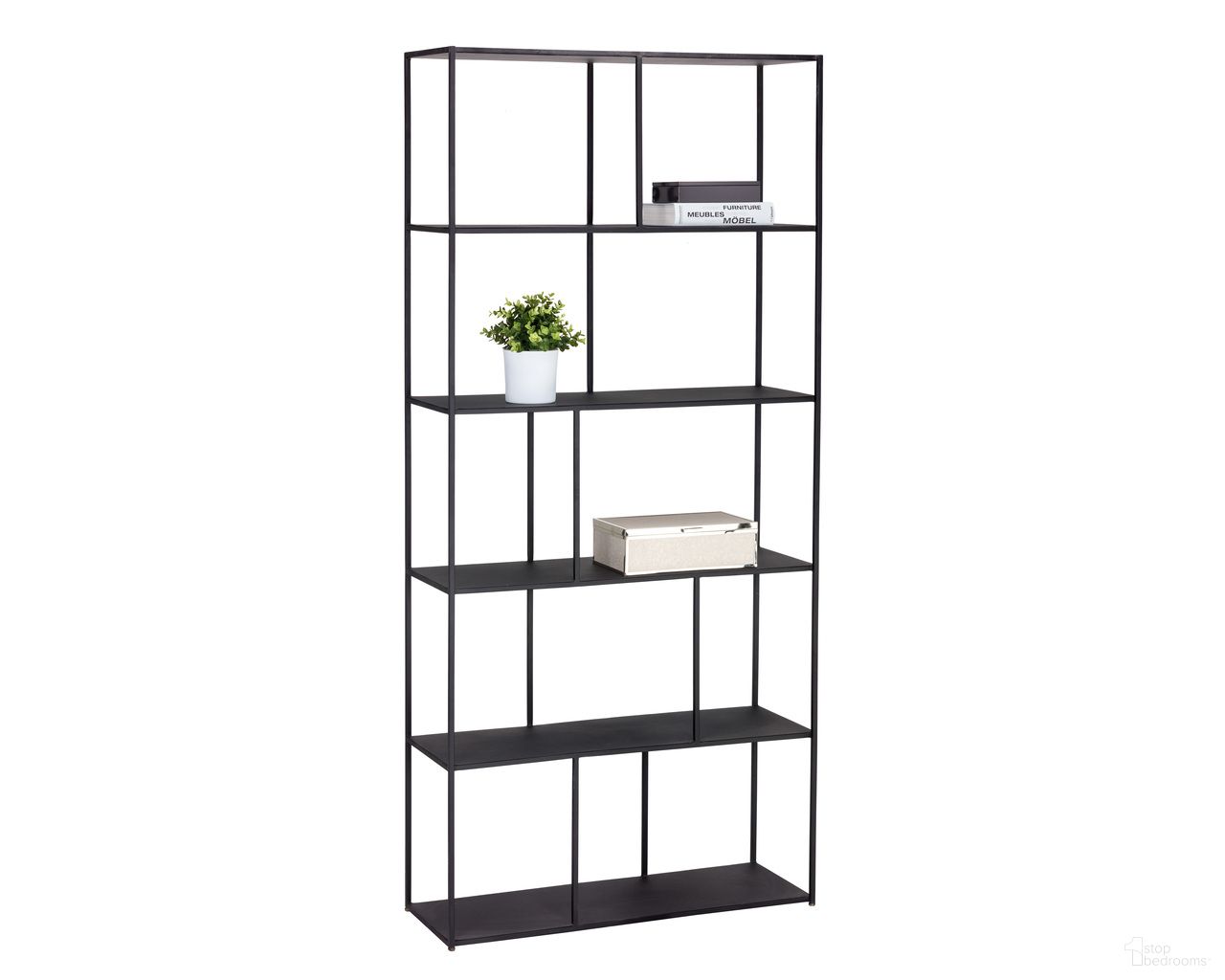 Eiffel Large Bookcase In Black